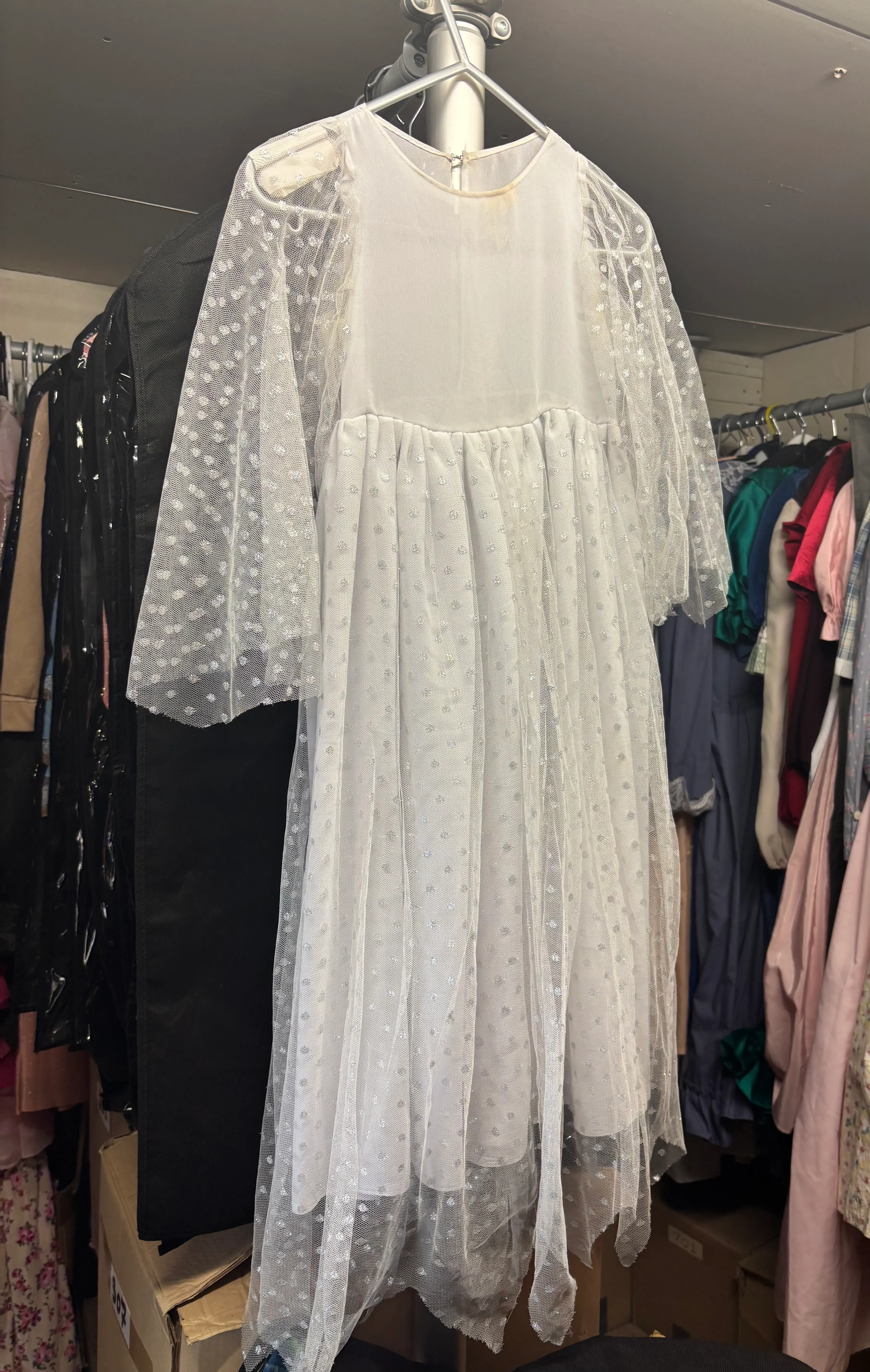 Dress- White chiffon