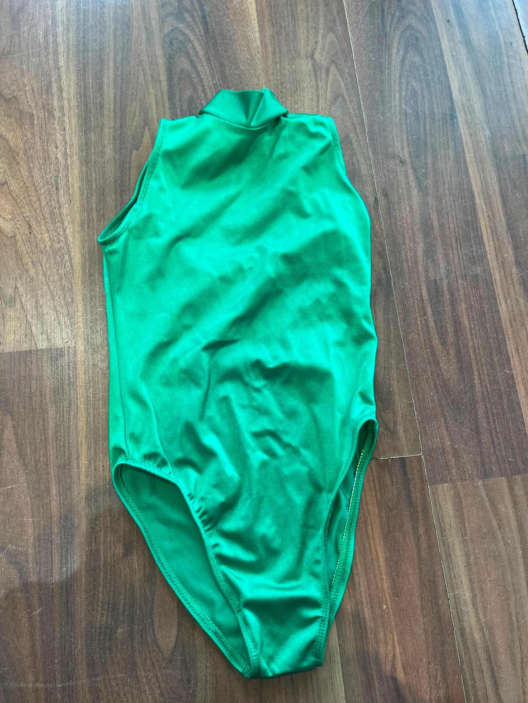 Leotard- Dark Green high neck