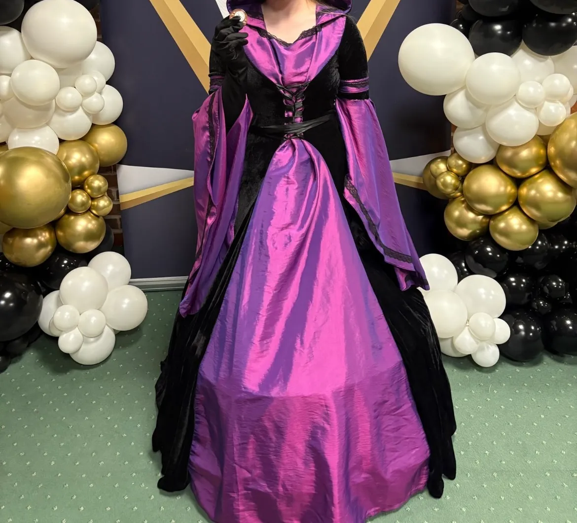 Character- Purple maleficent dress