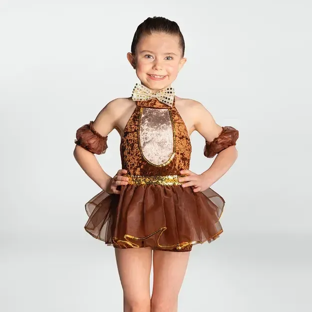 Character- Brown unitard and tutu