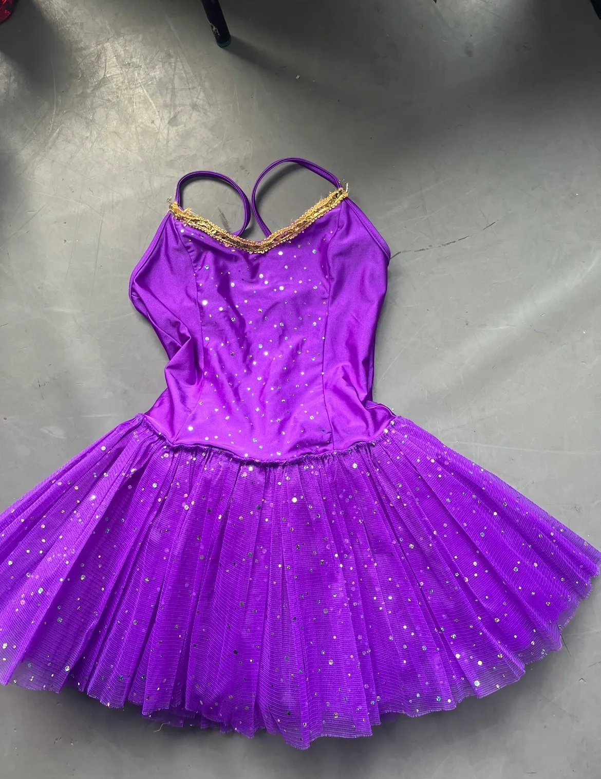 Tutu- Purple sparkly