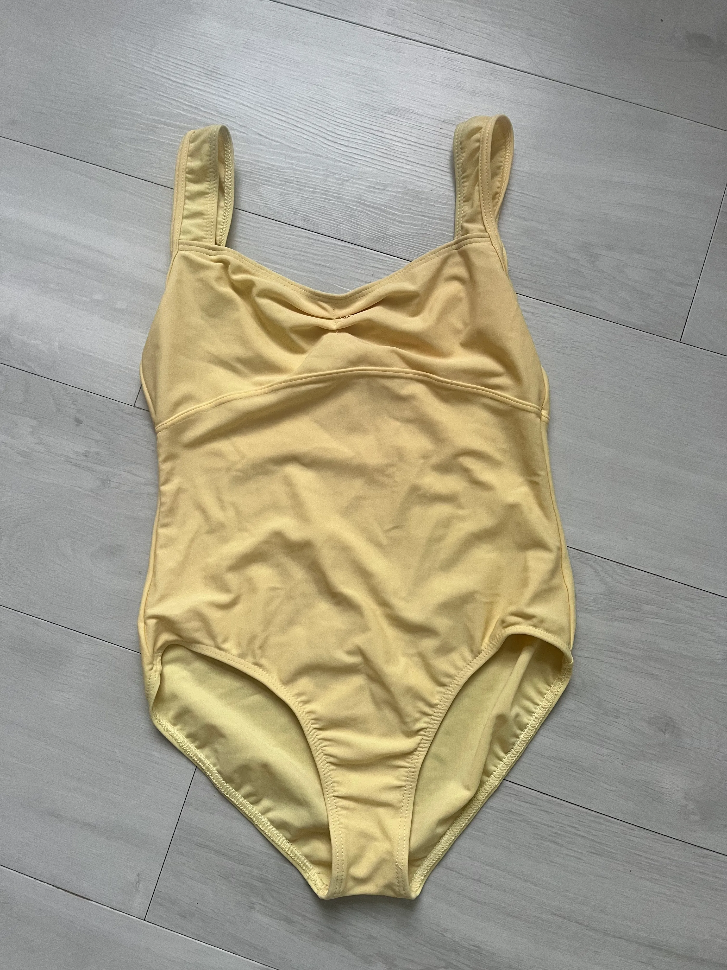 Leotard- Pale yellow