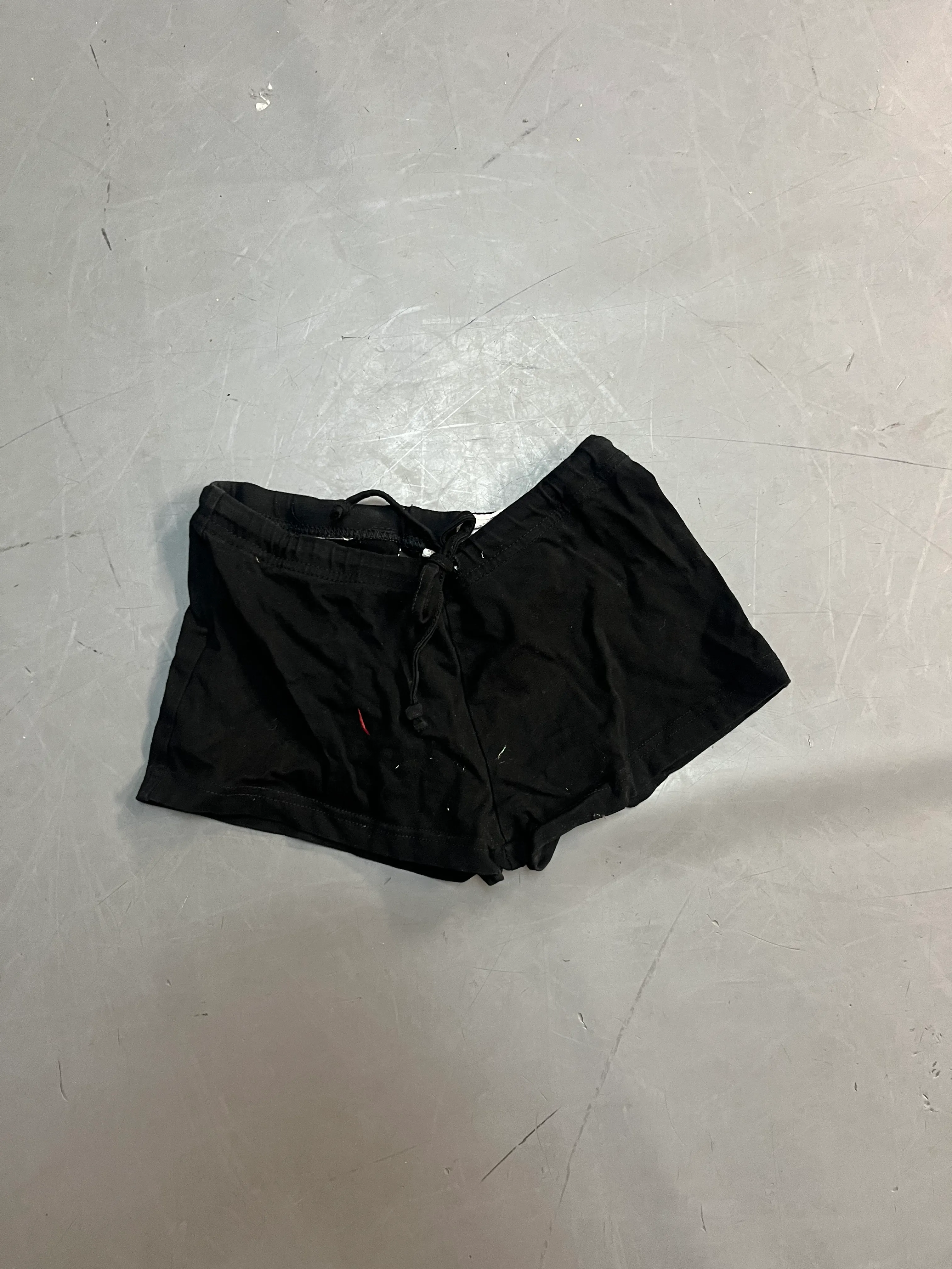 Hot Pants- Black Drawstring Shorts