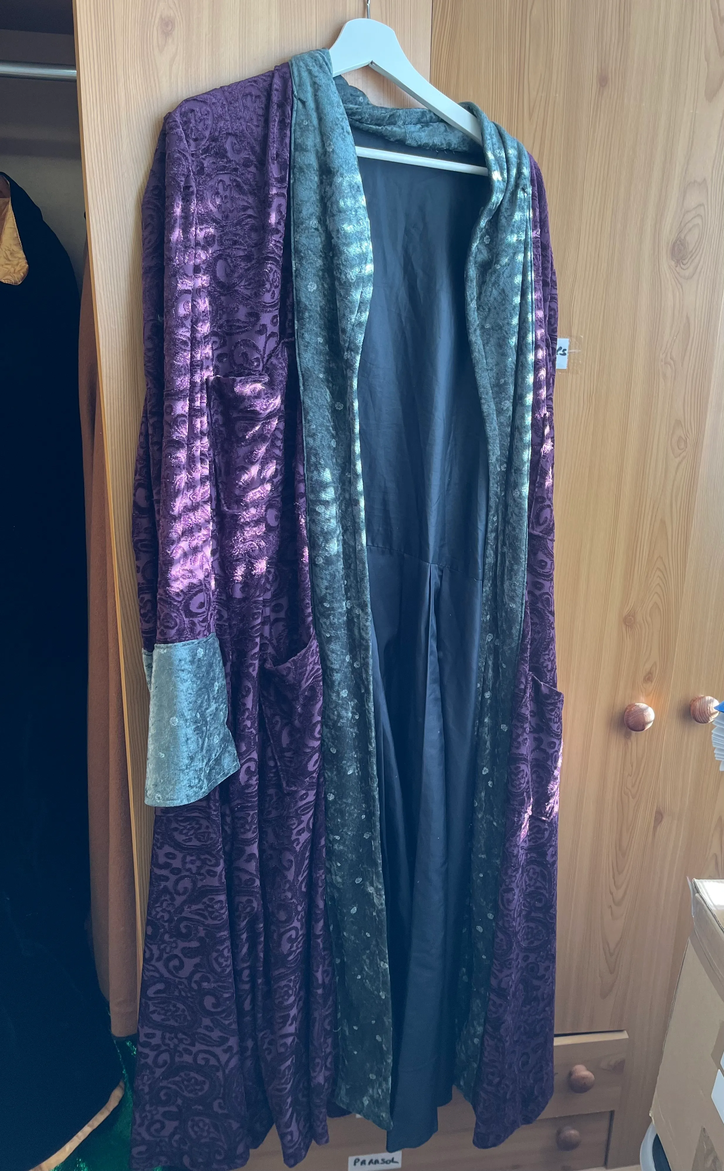 Cape- Purple and Grey