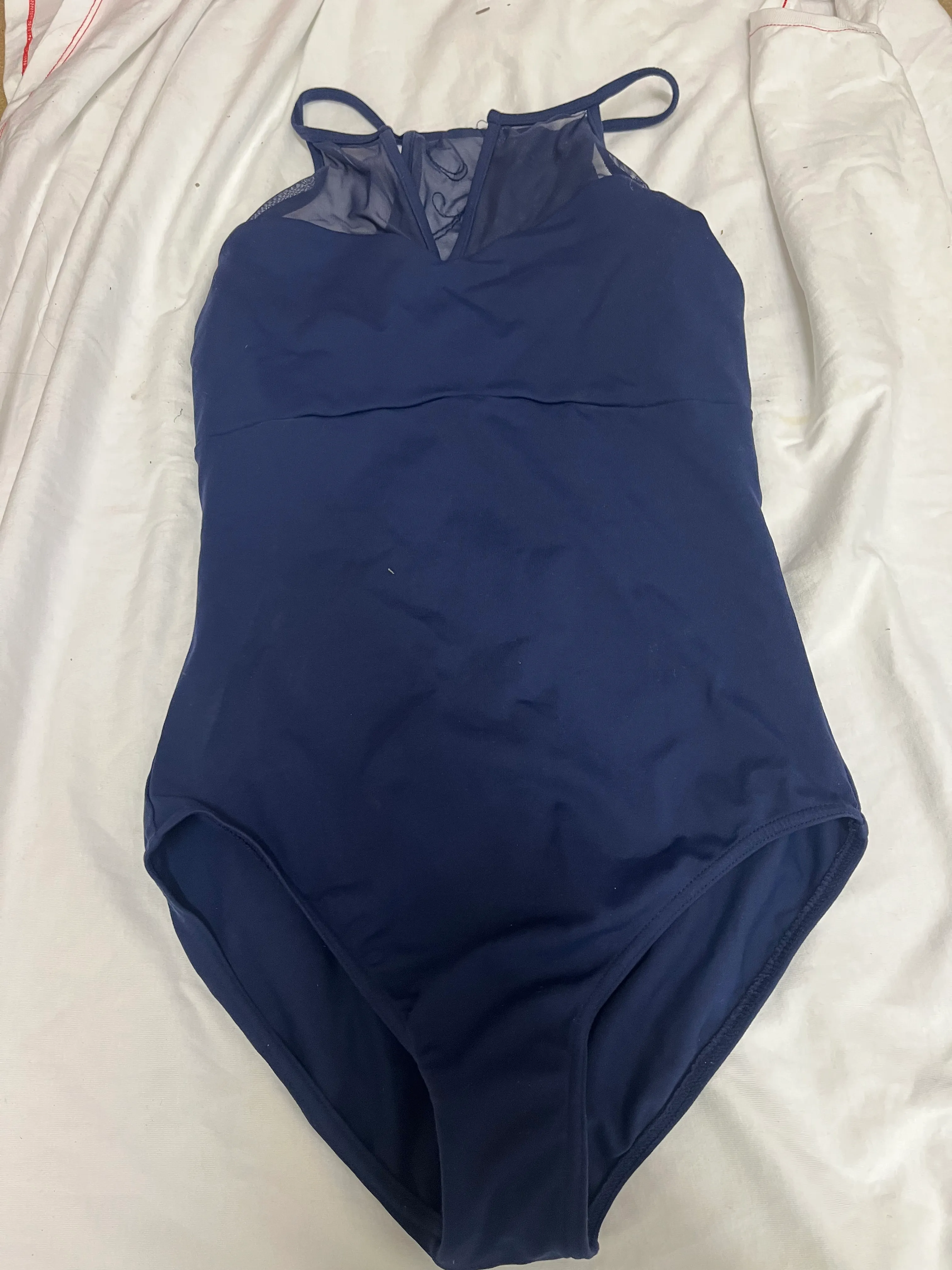 Leotard- Navy Mesh
