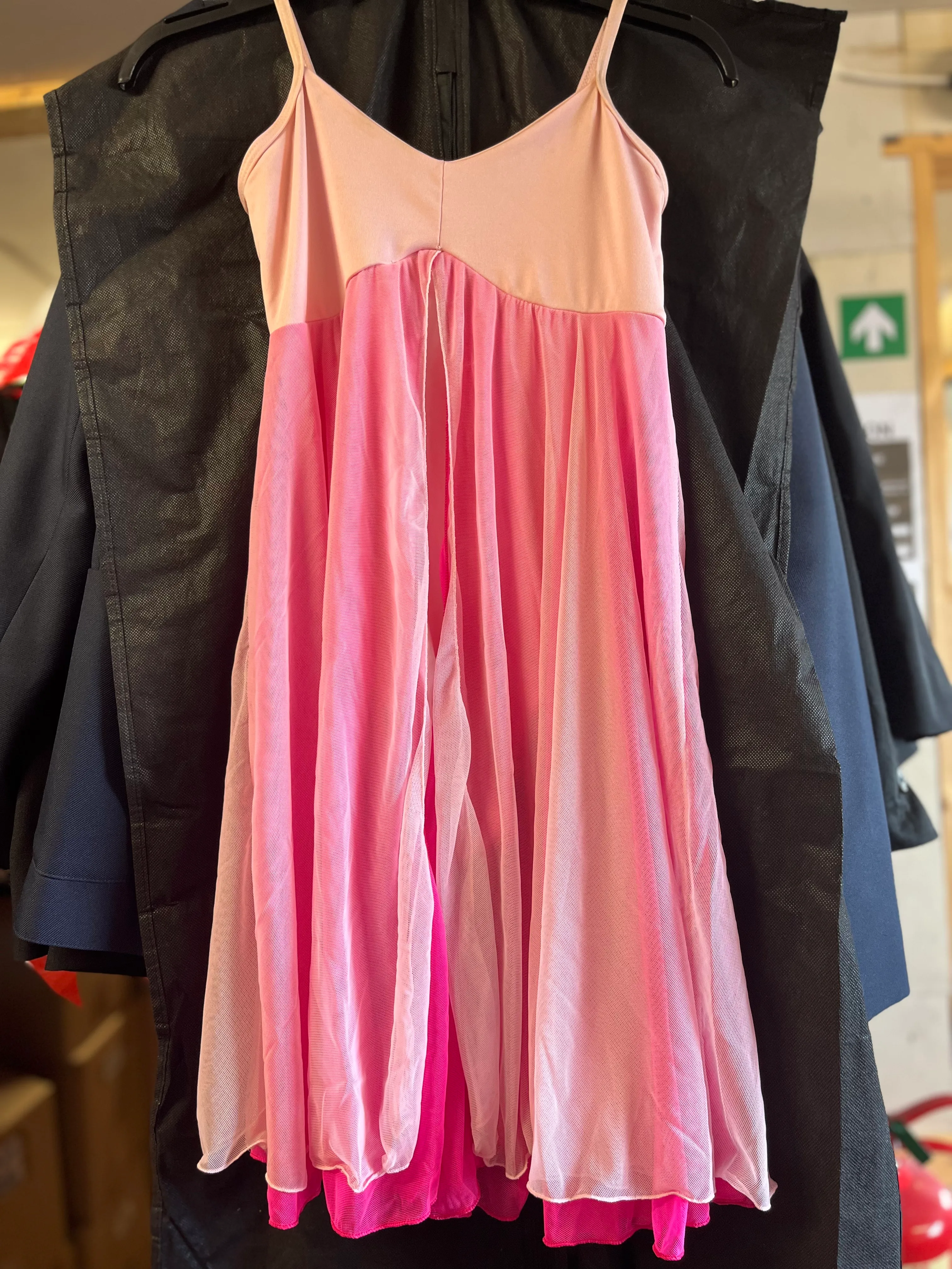 Lyrical dress - pink and purple split net 