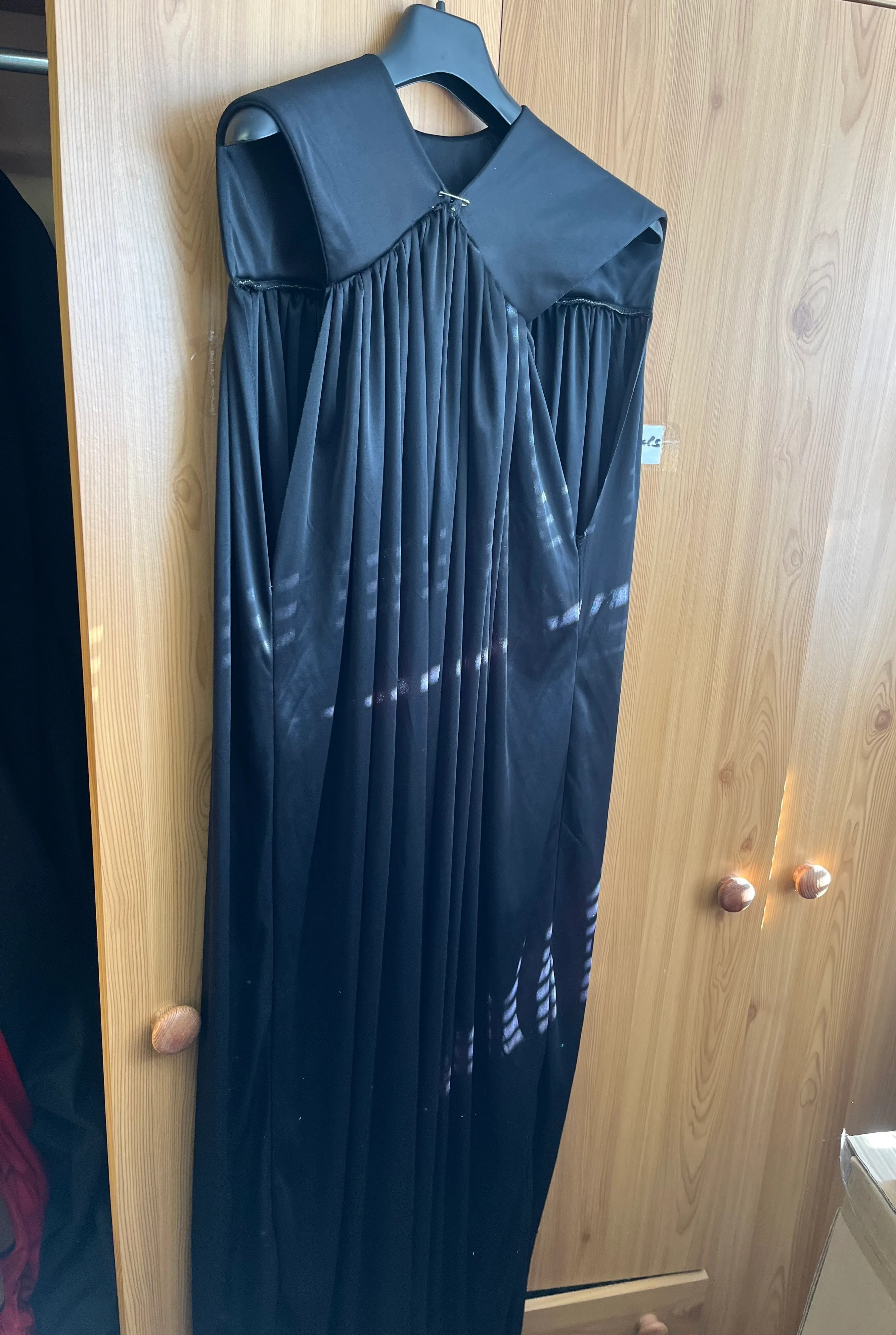 Cape- Black With arm holes