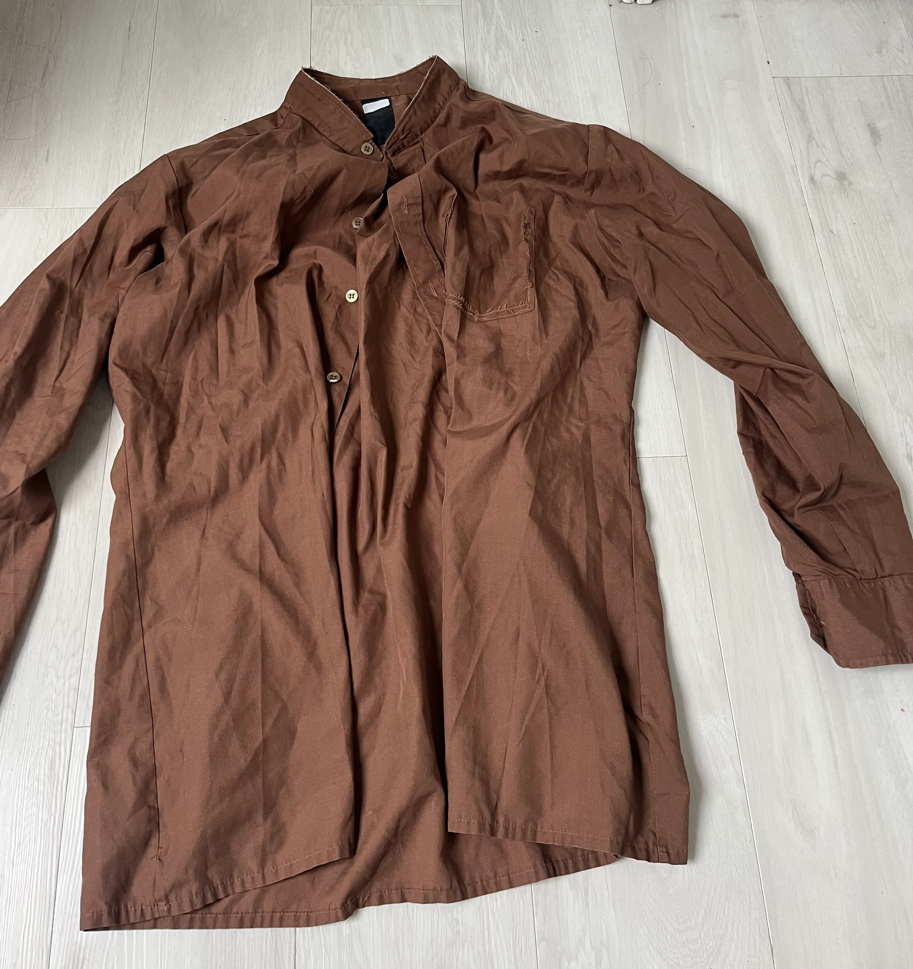 Shirt- Oliver brown long sleeve