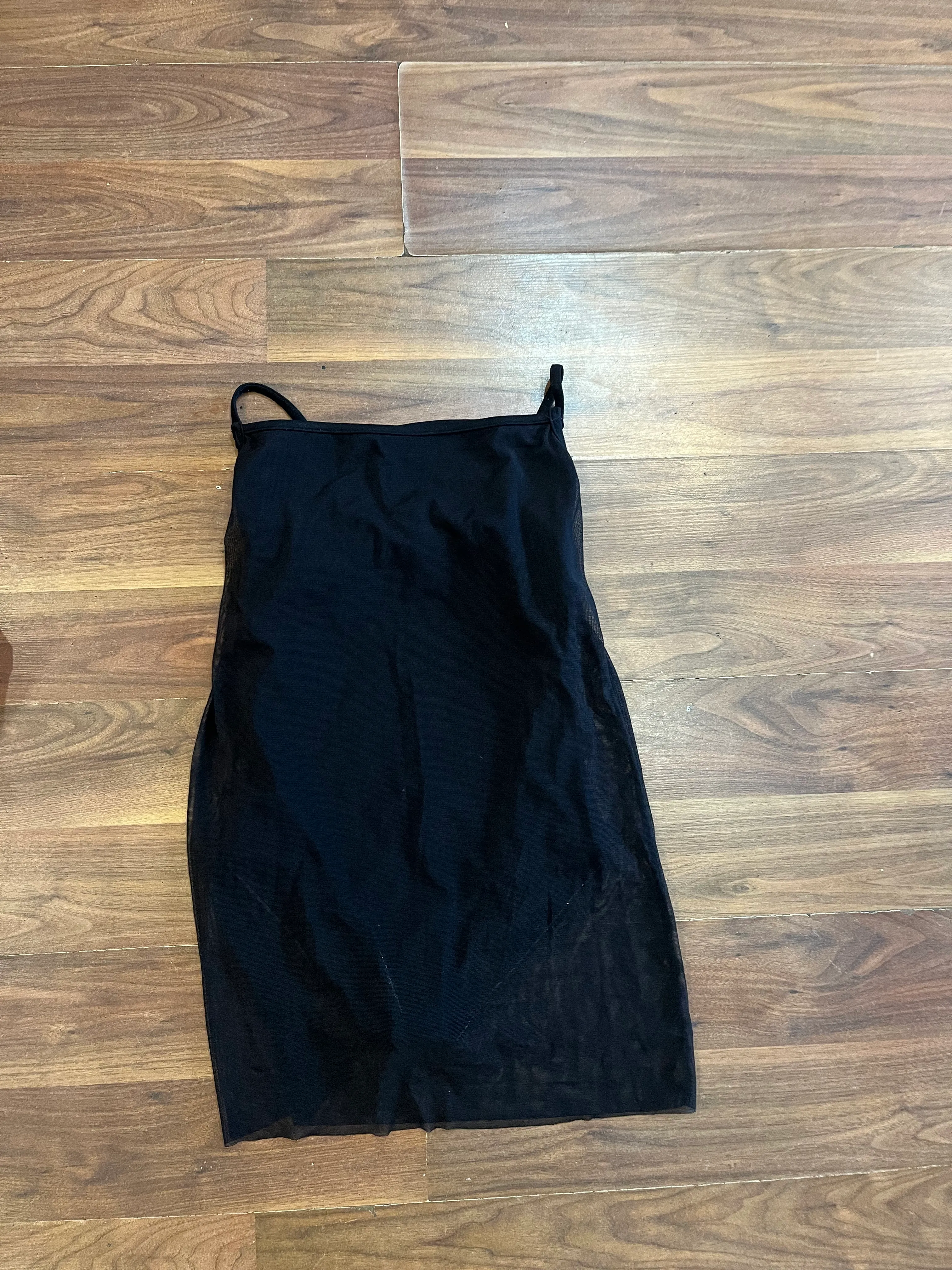 Lyrical dress- Bloch black mesh overlay dress