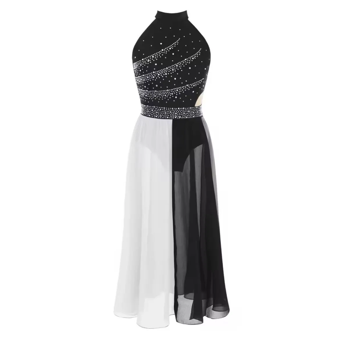 Black and White Lyrical Dress