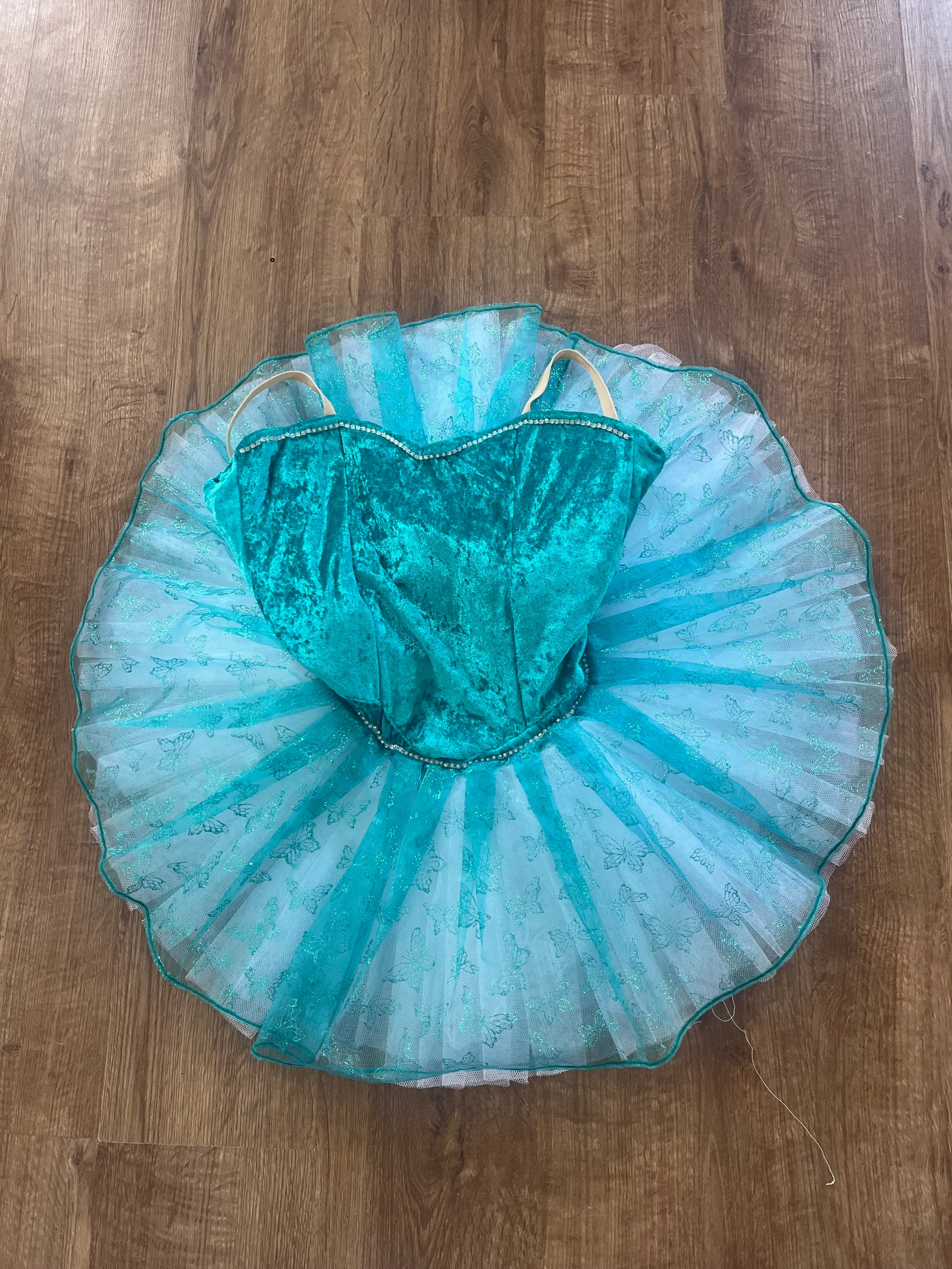 Tutu- Teal butterfly 