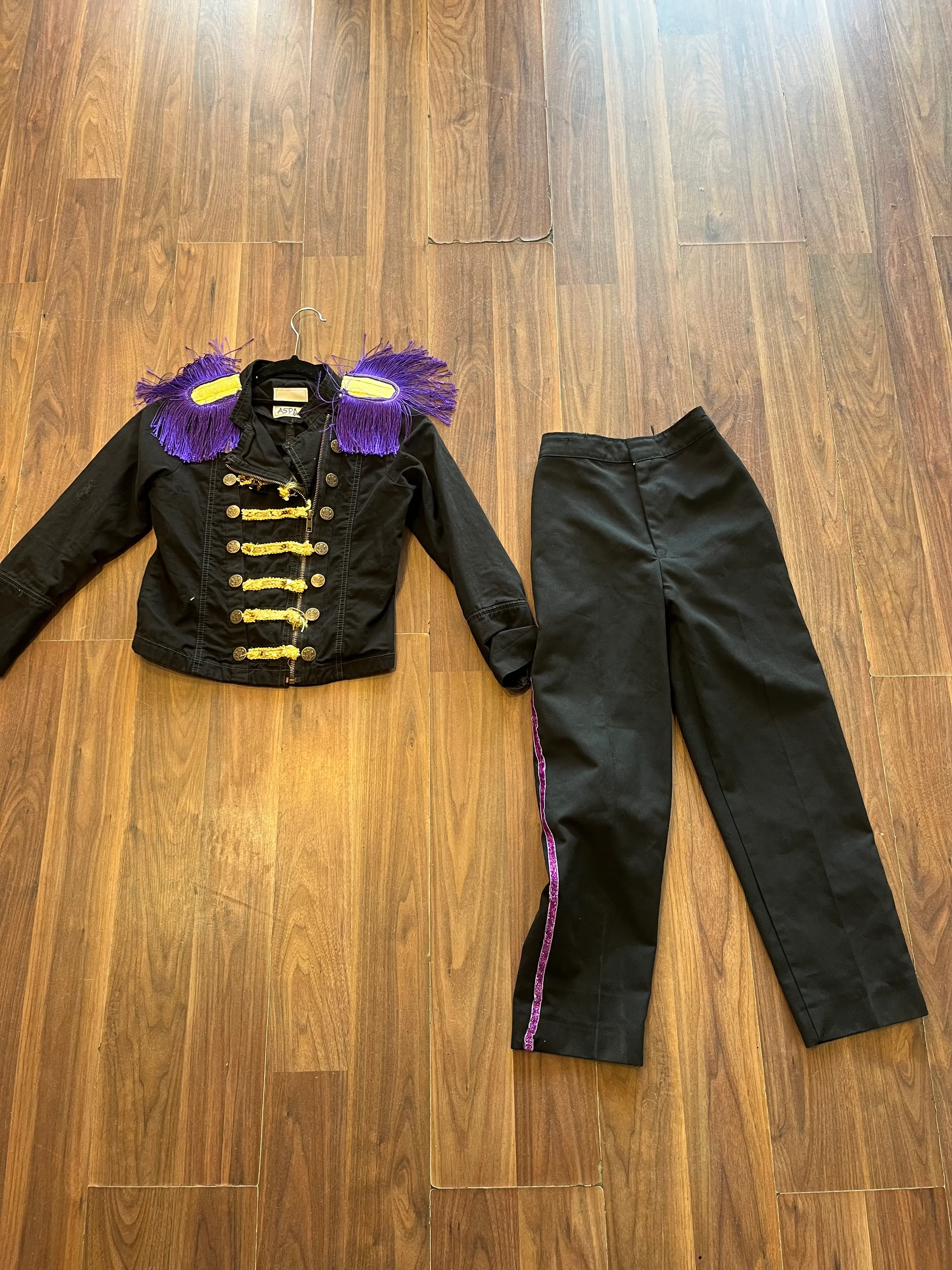 Jacket- Black and Purple