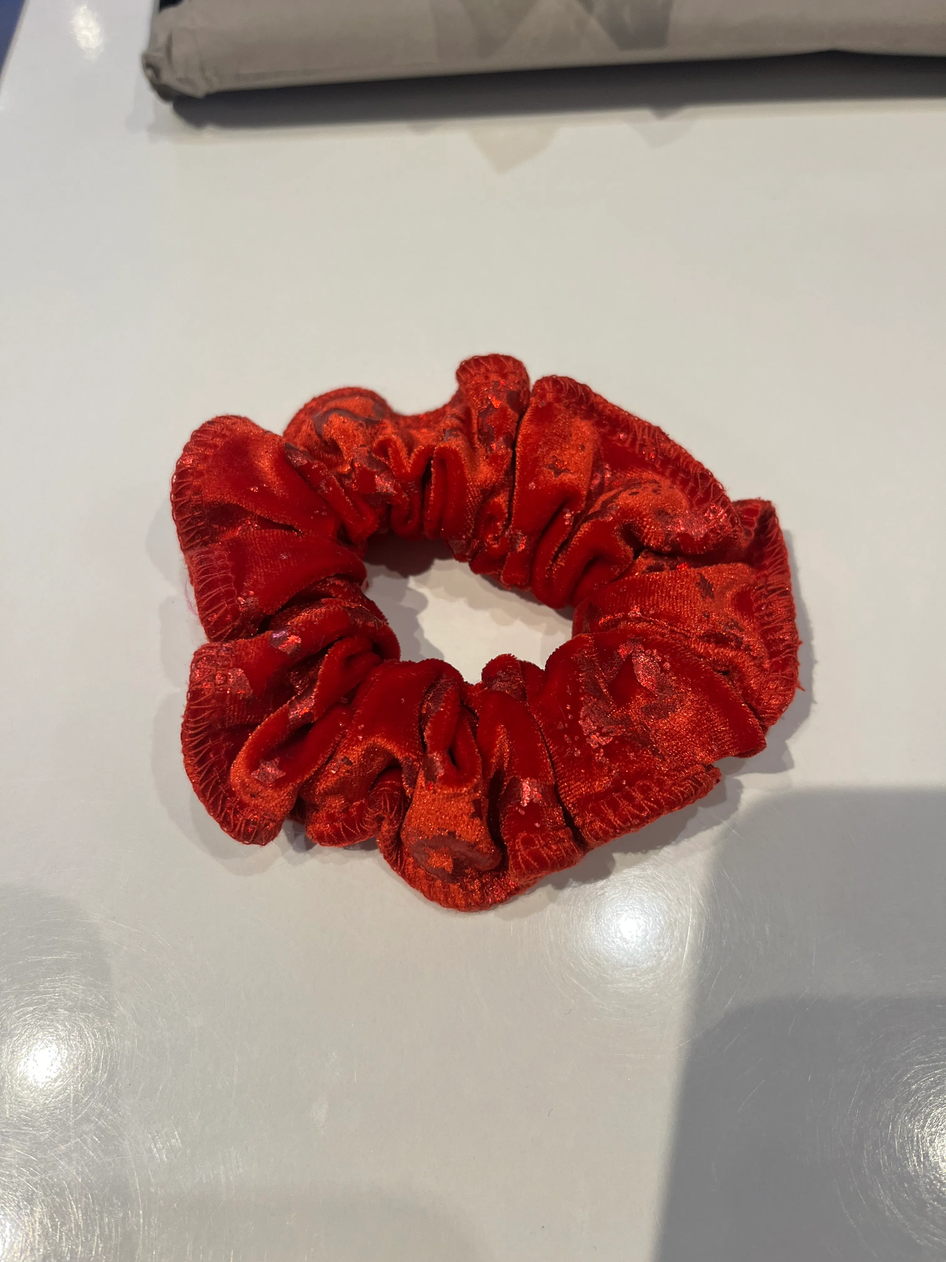 Scrunchie- Red Velour