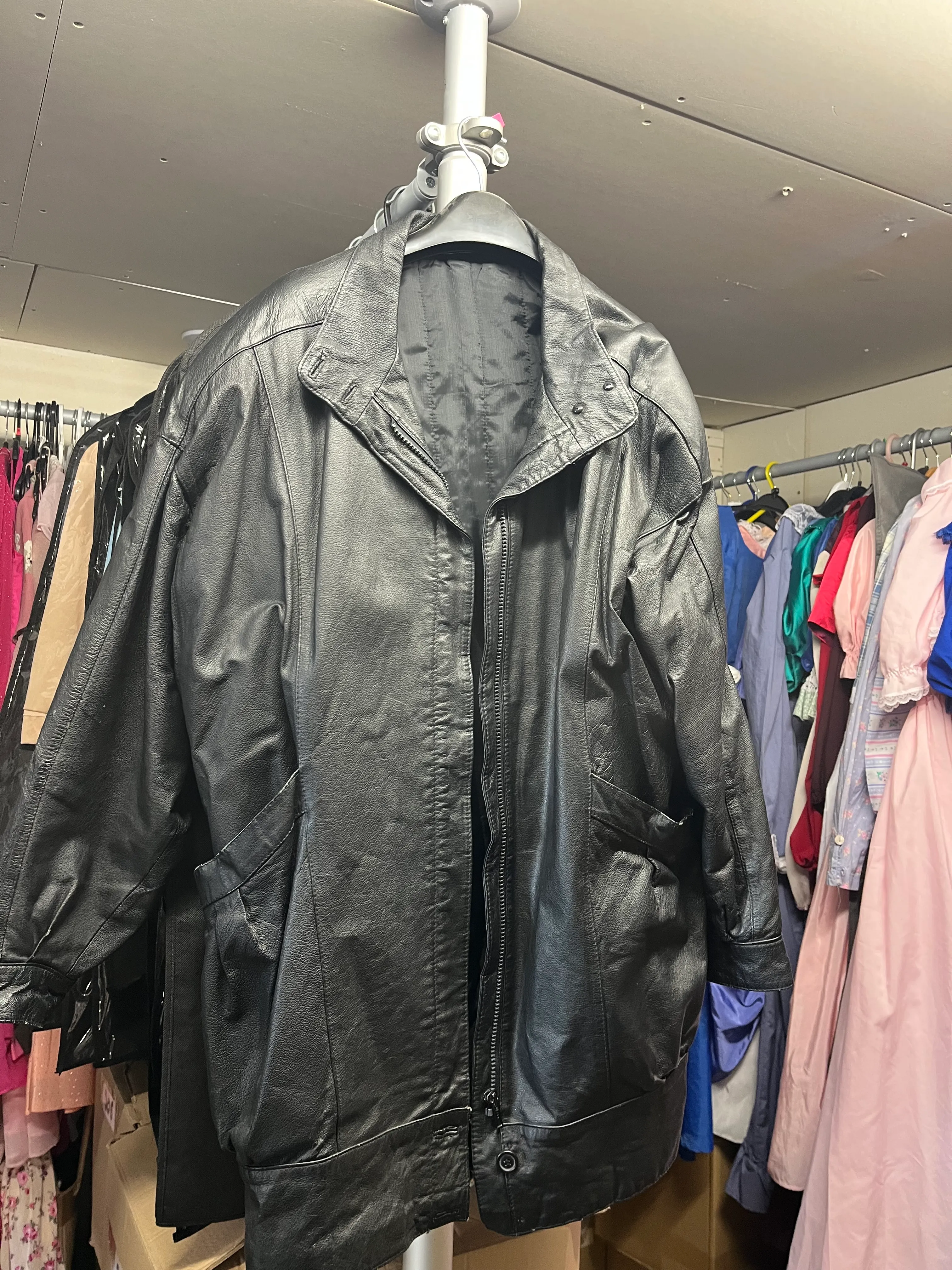 Jacket- Black leather