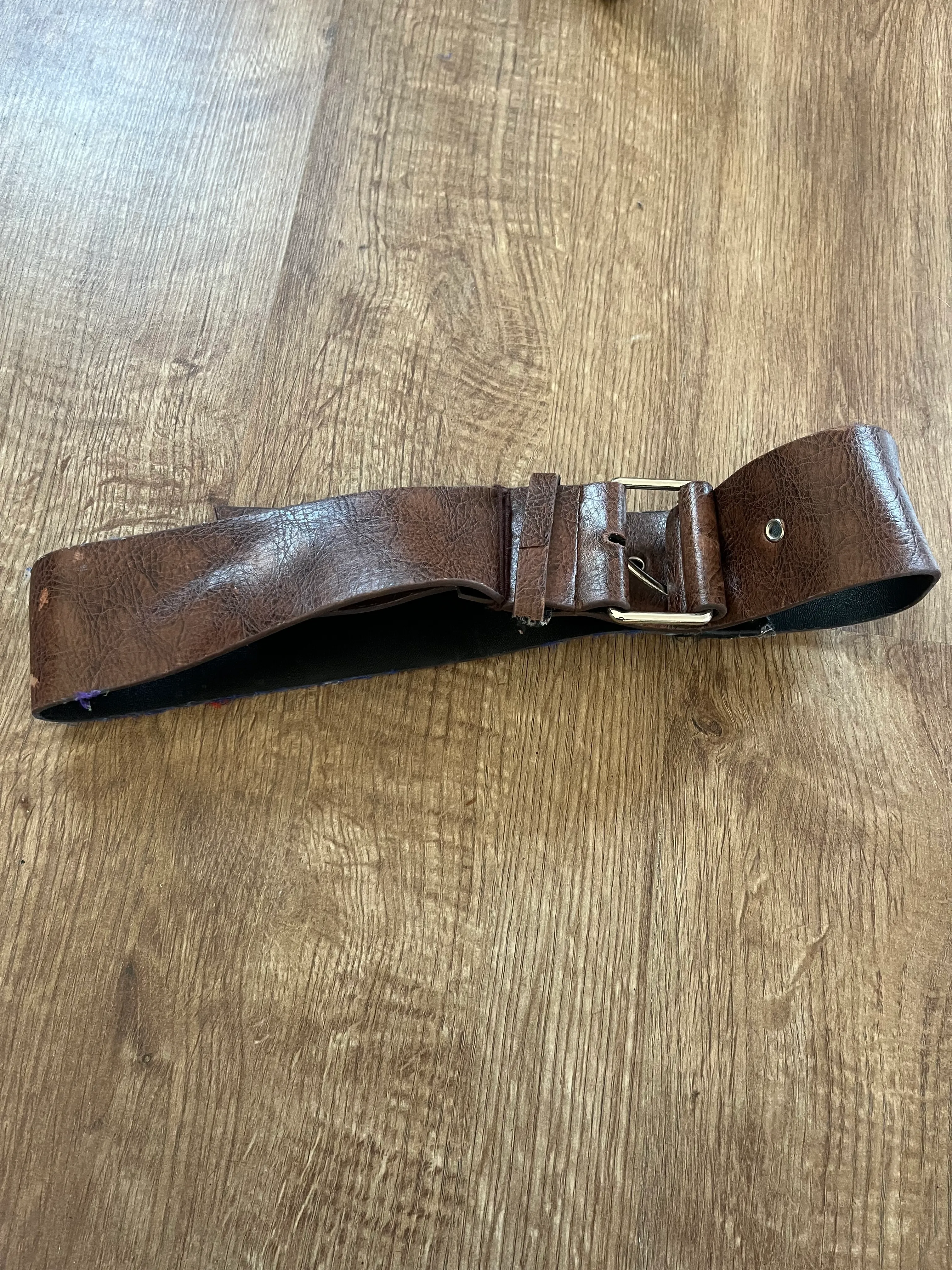 Belt- Brown Thick Leather