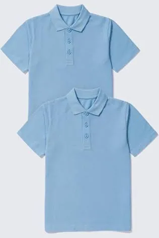 Shirts- Blue polo