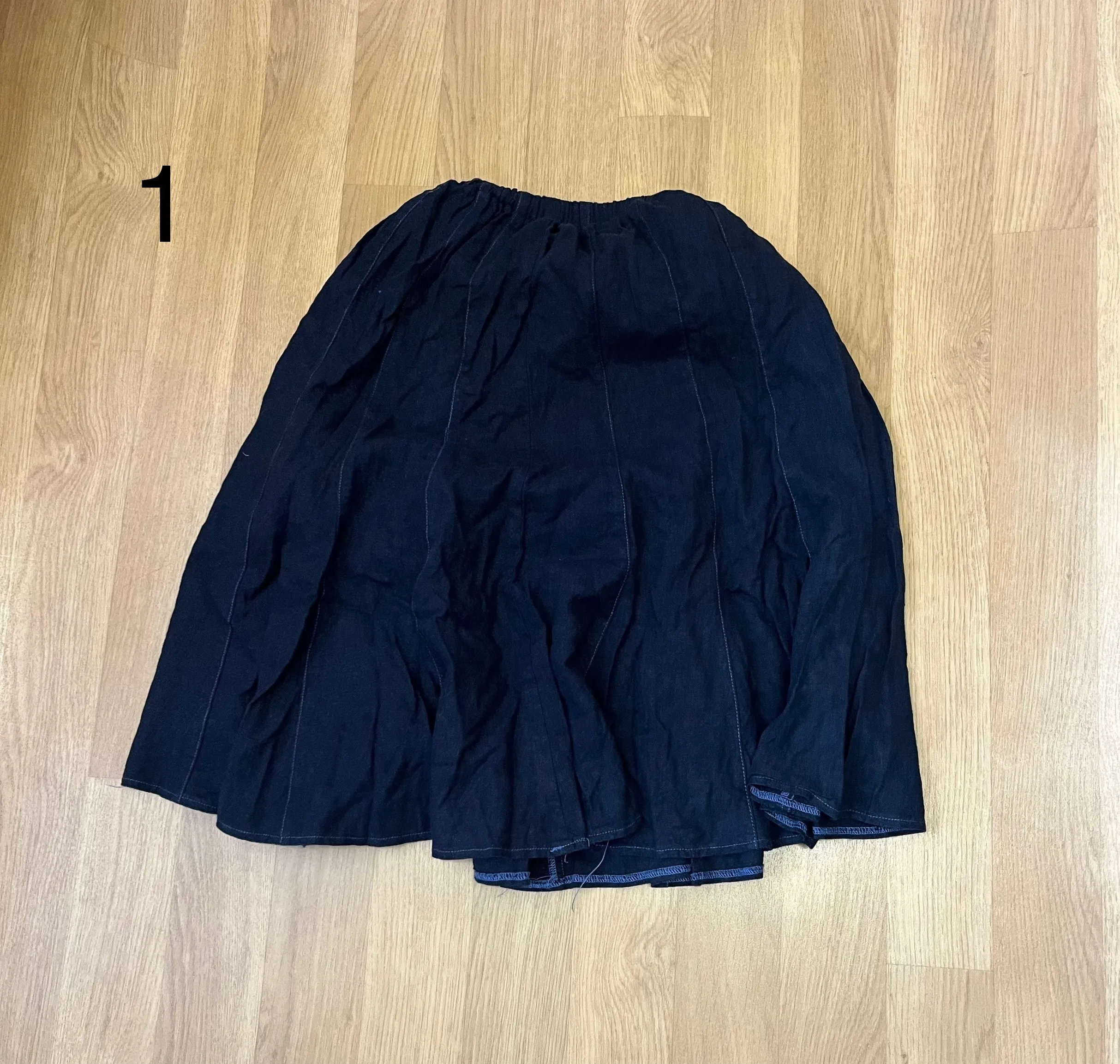 Peasant Skirts- Shades of navy/black/white