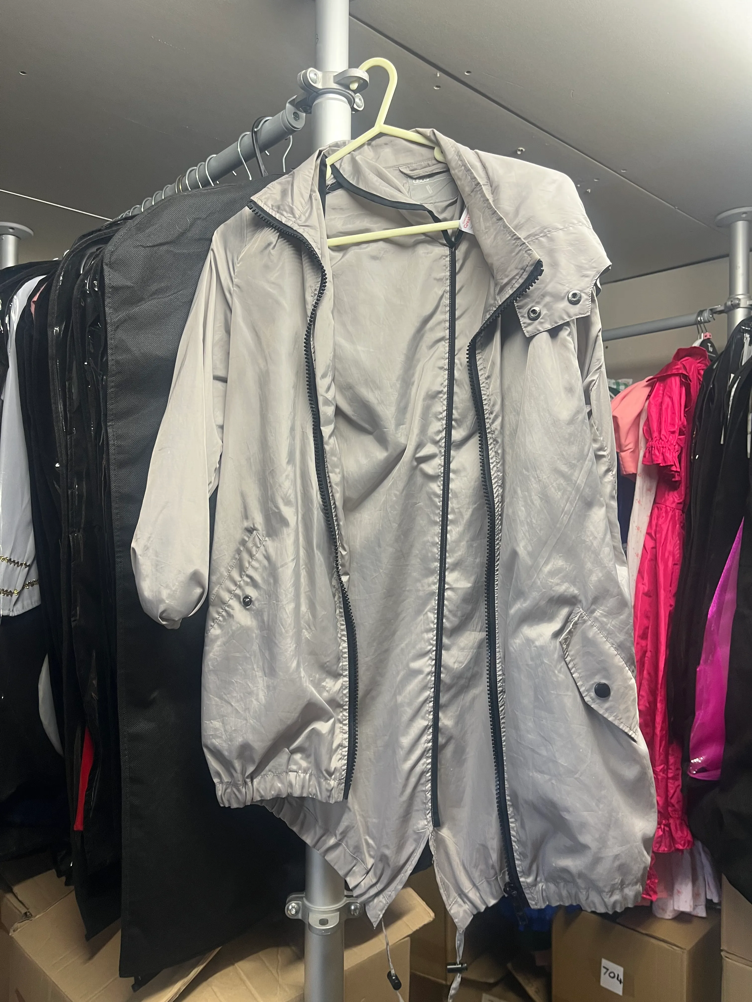 Jacket- Grey Rain Coat