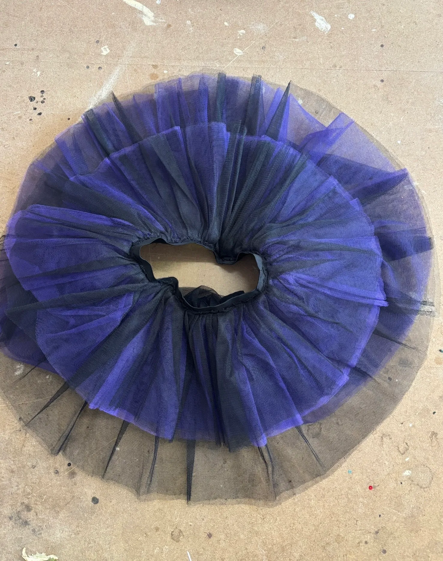 Tutu Skirt- Black and Purple design