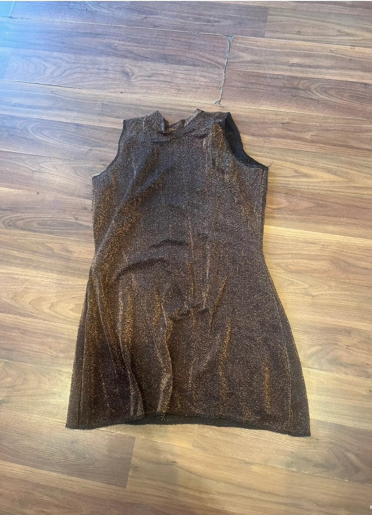 Dress- Gold sheer sparkly dress