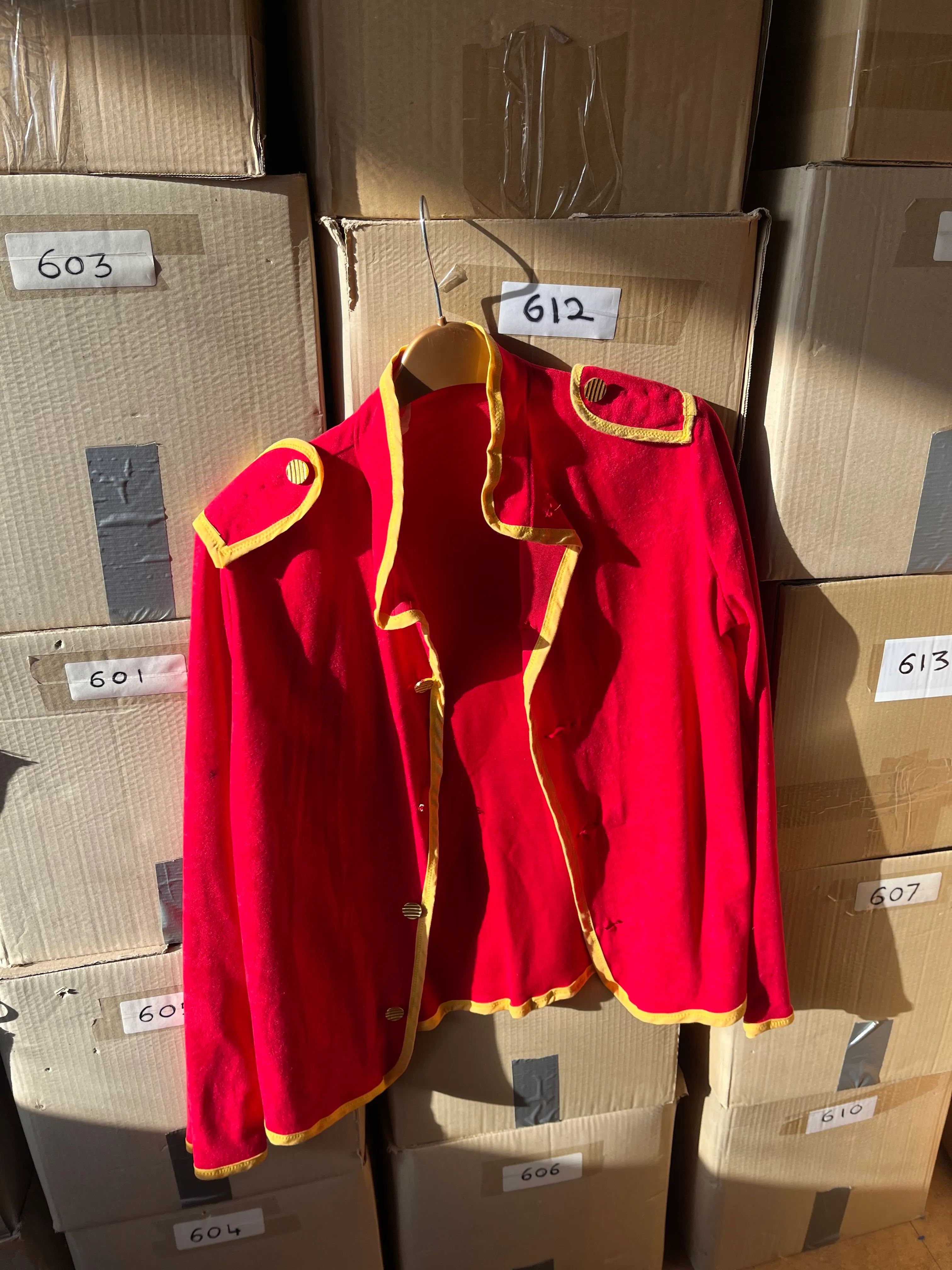 Jacket- Red and Yellow Military