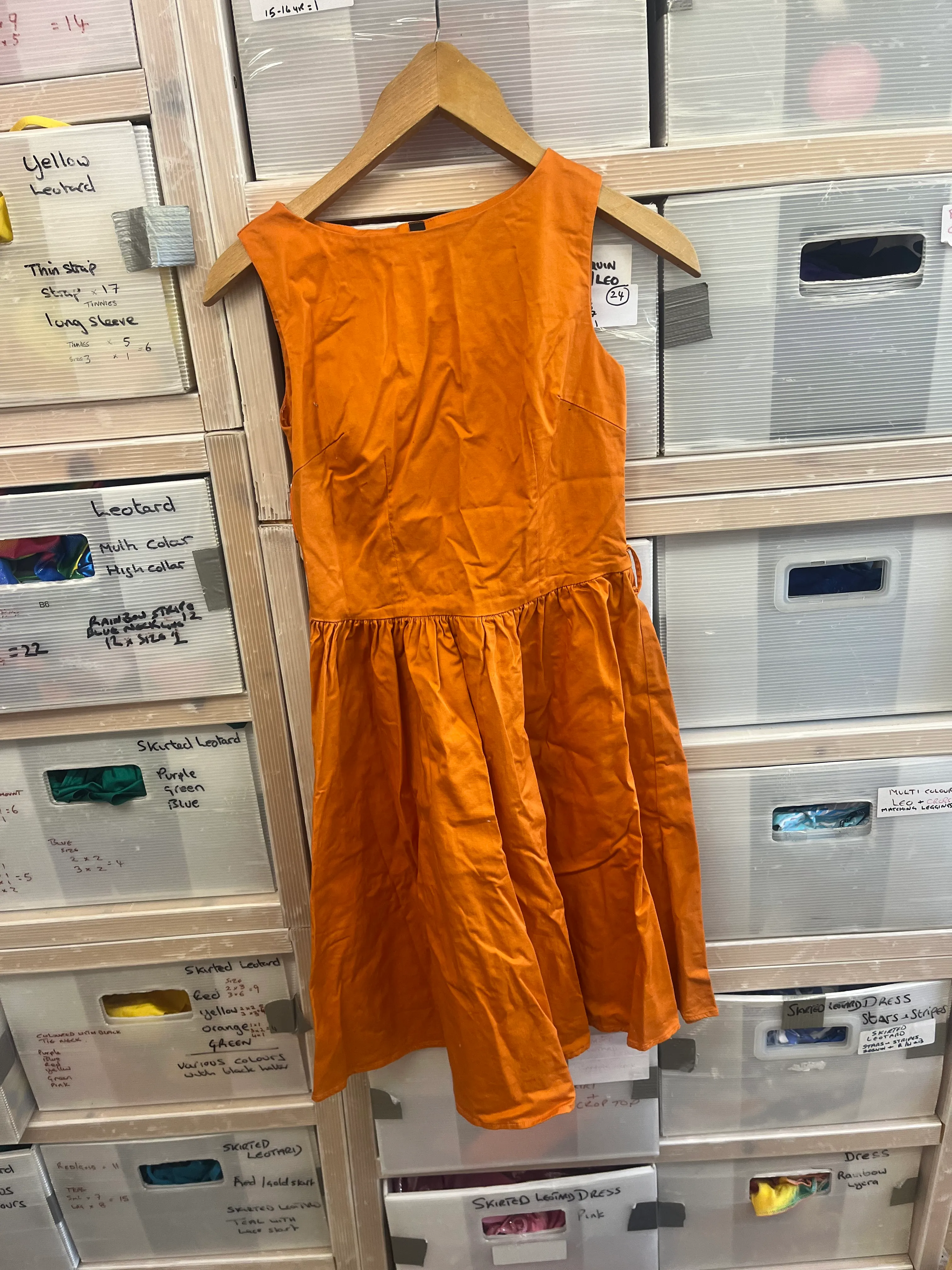 Dress- 50’s Style Orange