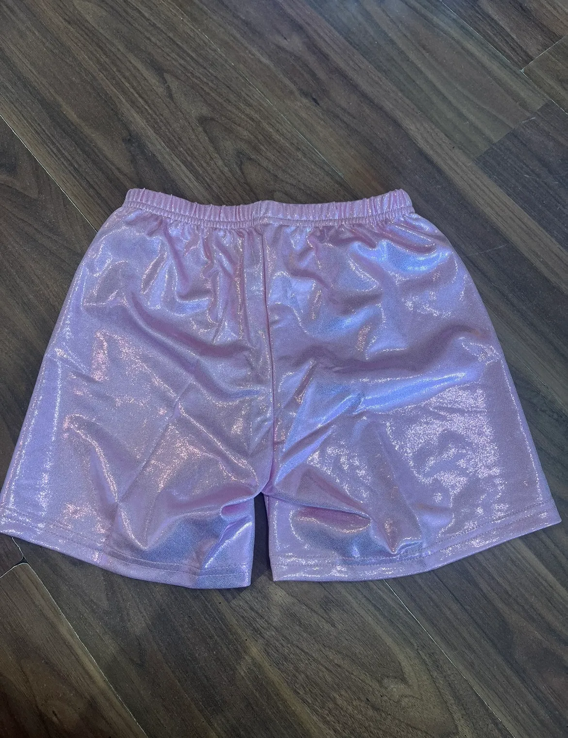 Shorts- Shimmery pink