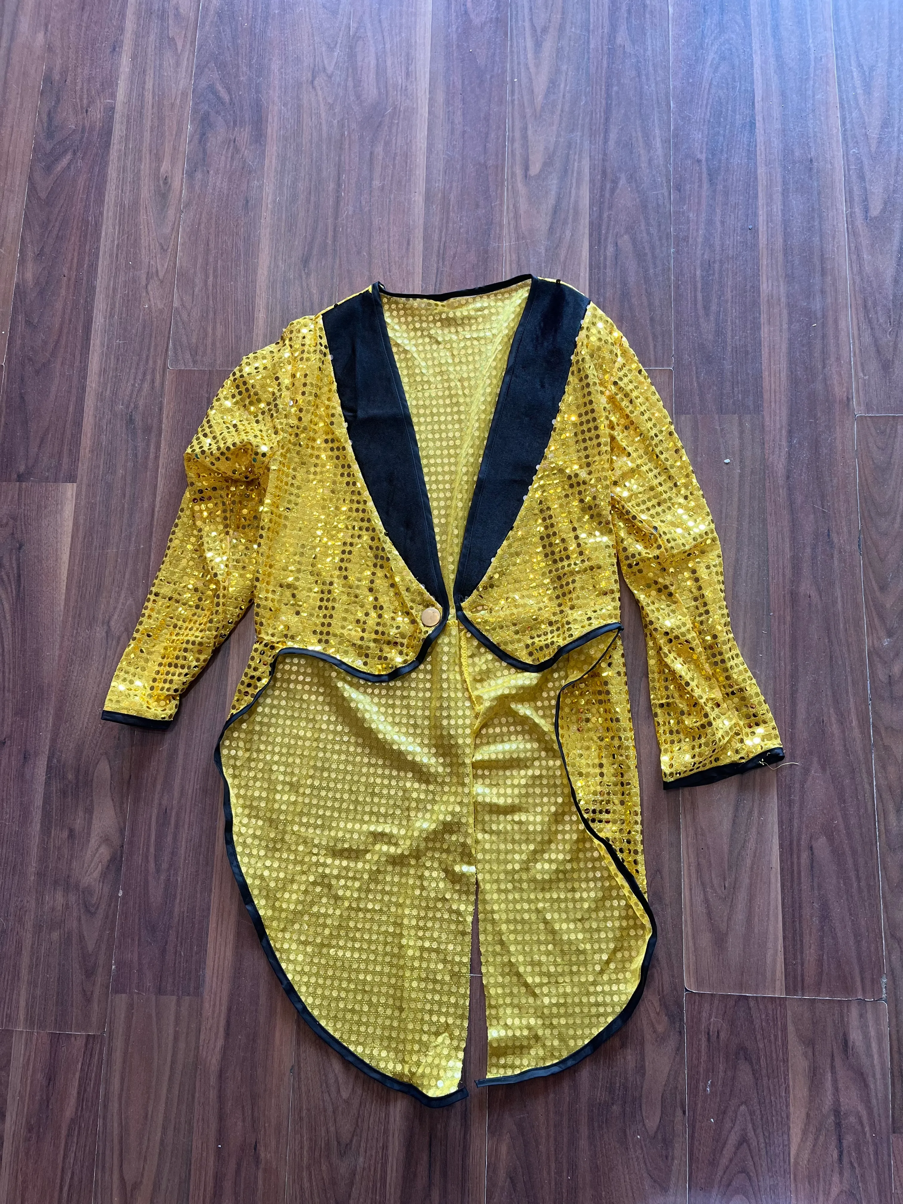 Tailcoat- Gold and Black sequin