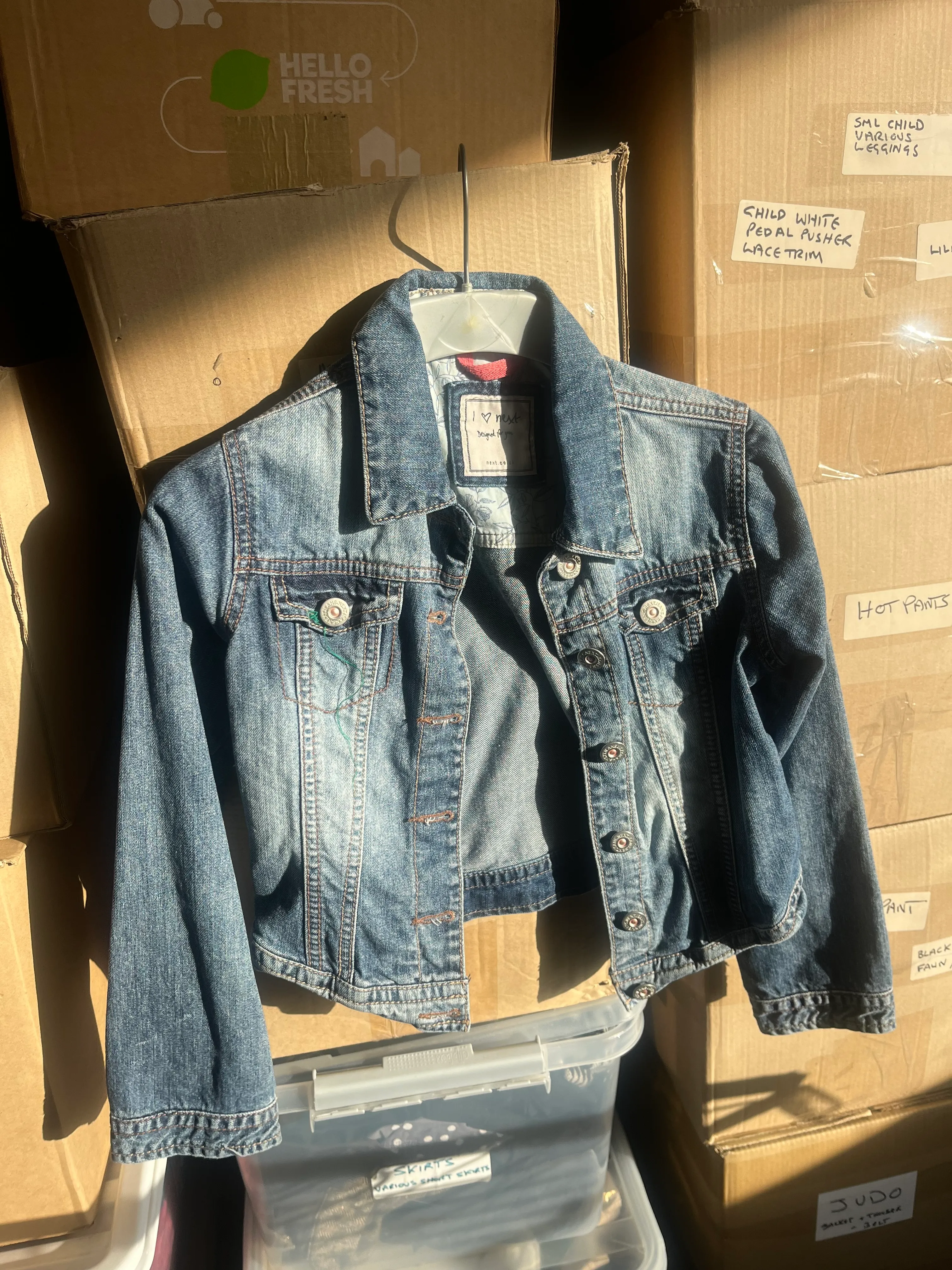 Jacket- Dark blue denim kids