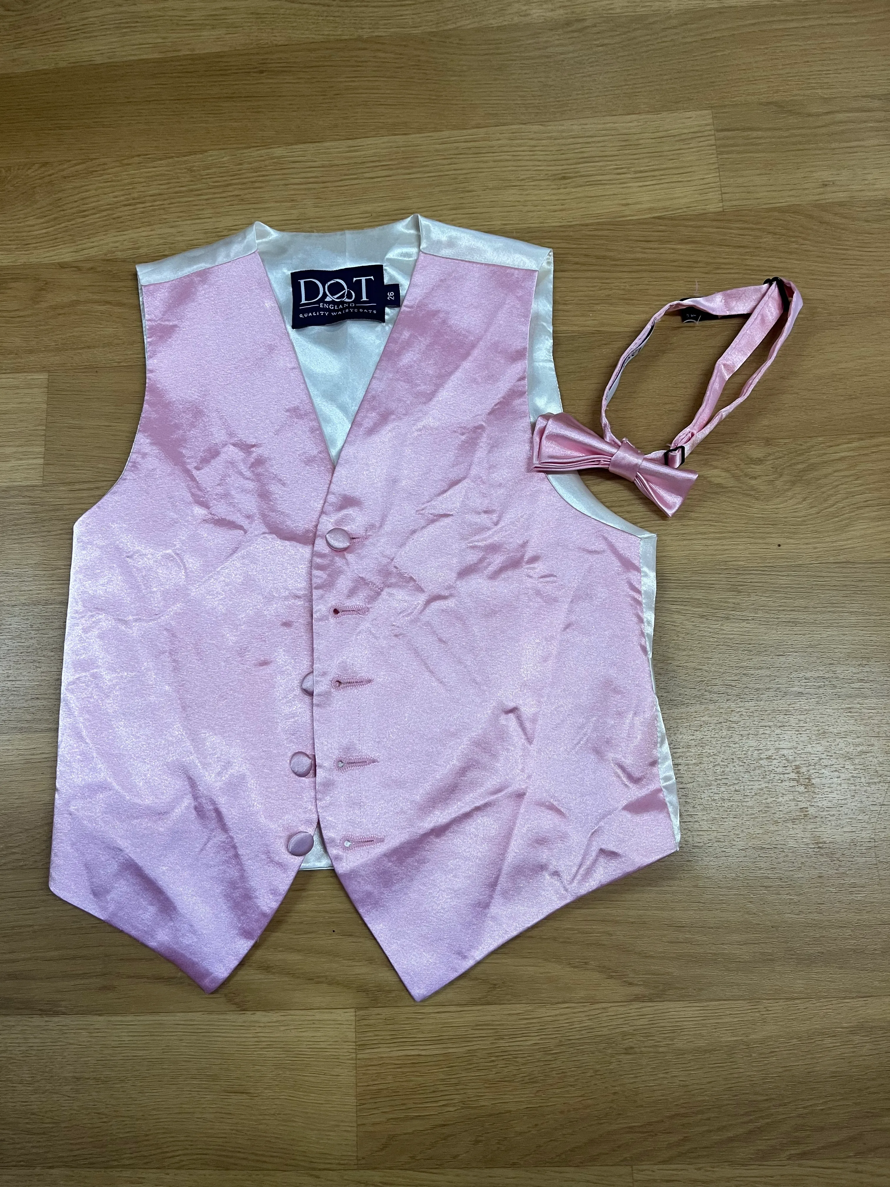 Waistcoat- Baby pink