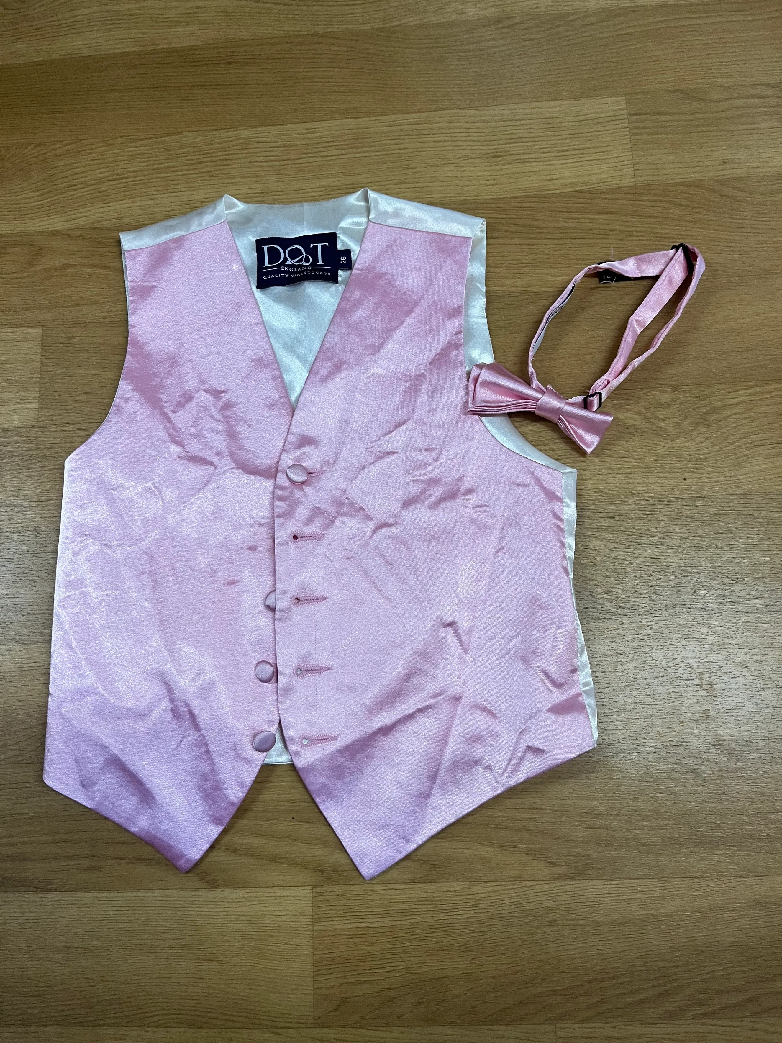 Waistcoat- Baby pink
