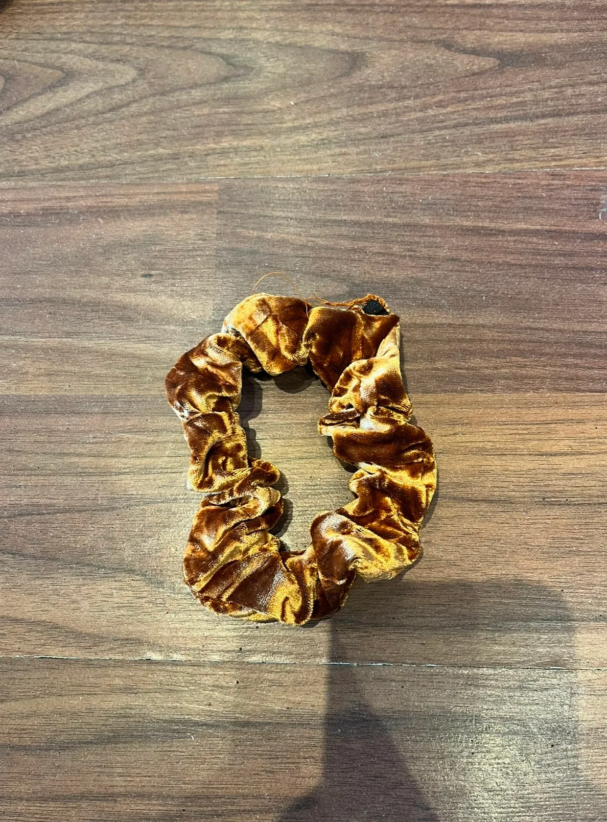 Scrunchie- Gold Velour
