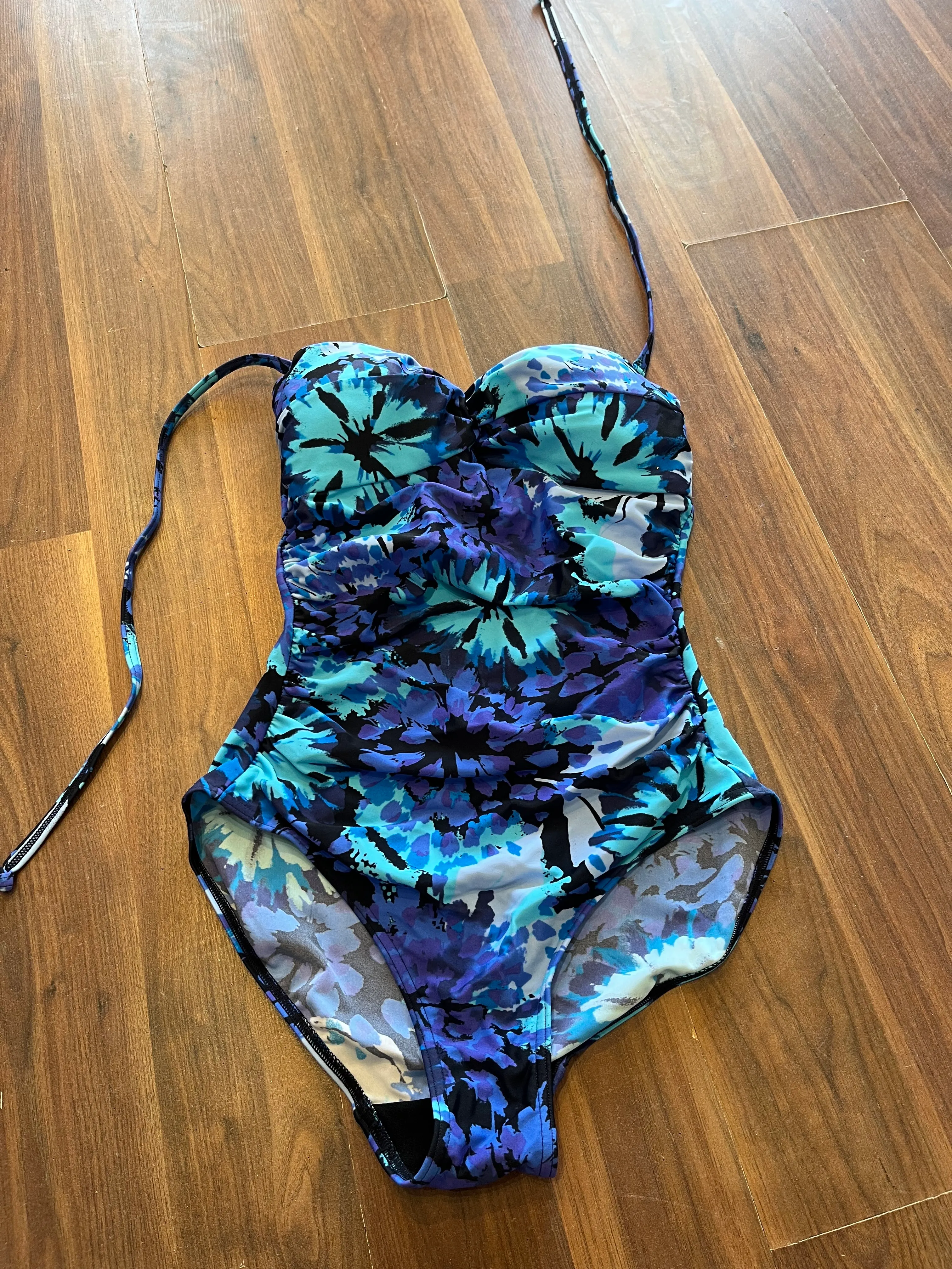 Swimming Costume- Blue floral