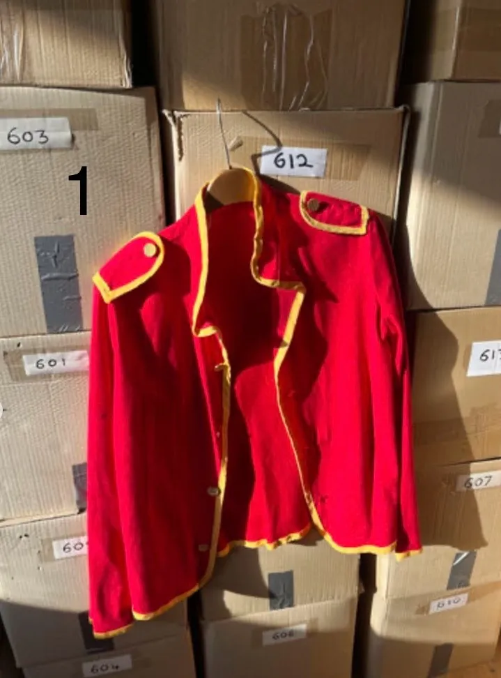 Jacket- Red and Yellow Military