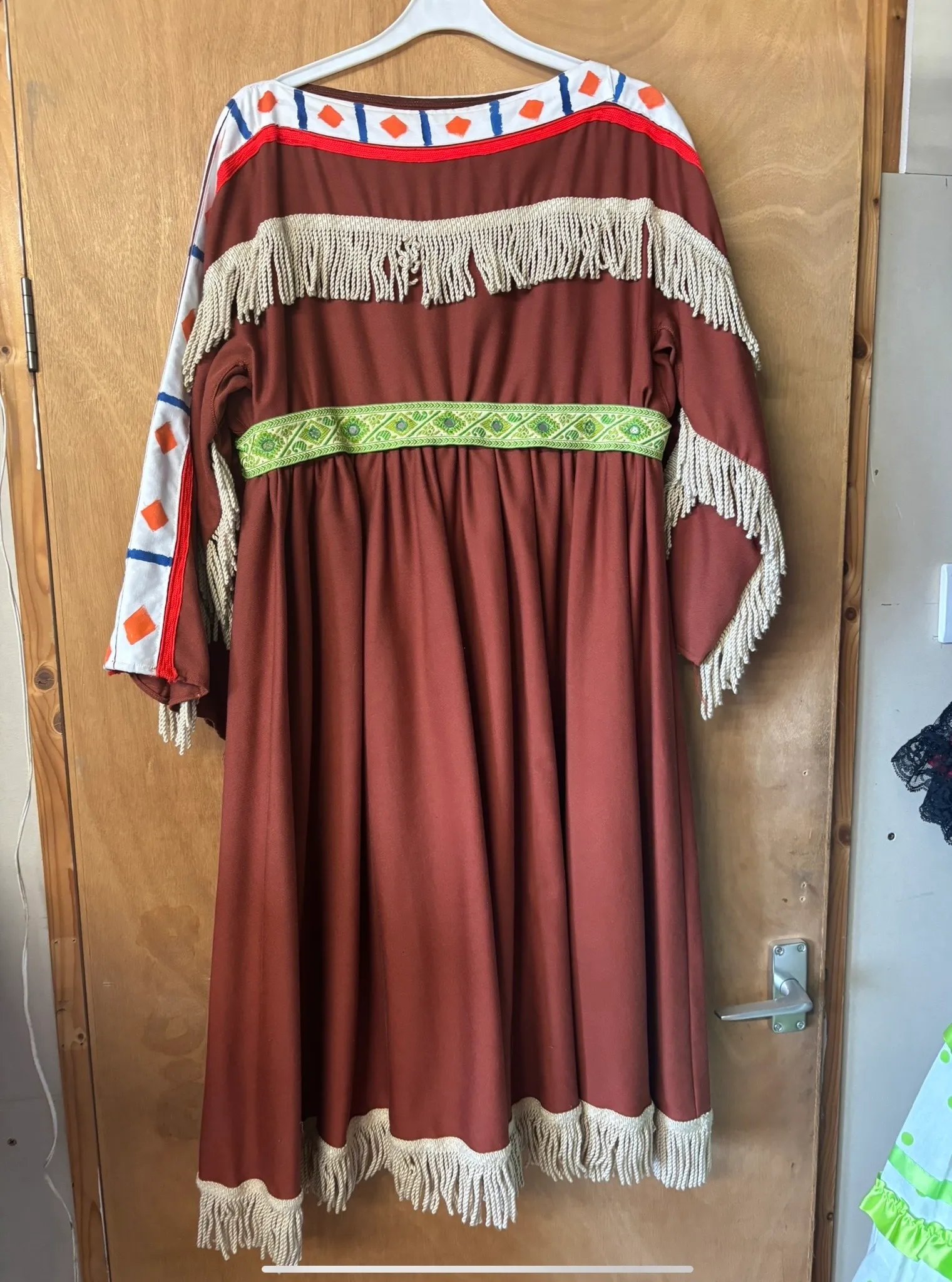 Dress- Brown patterned design