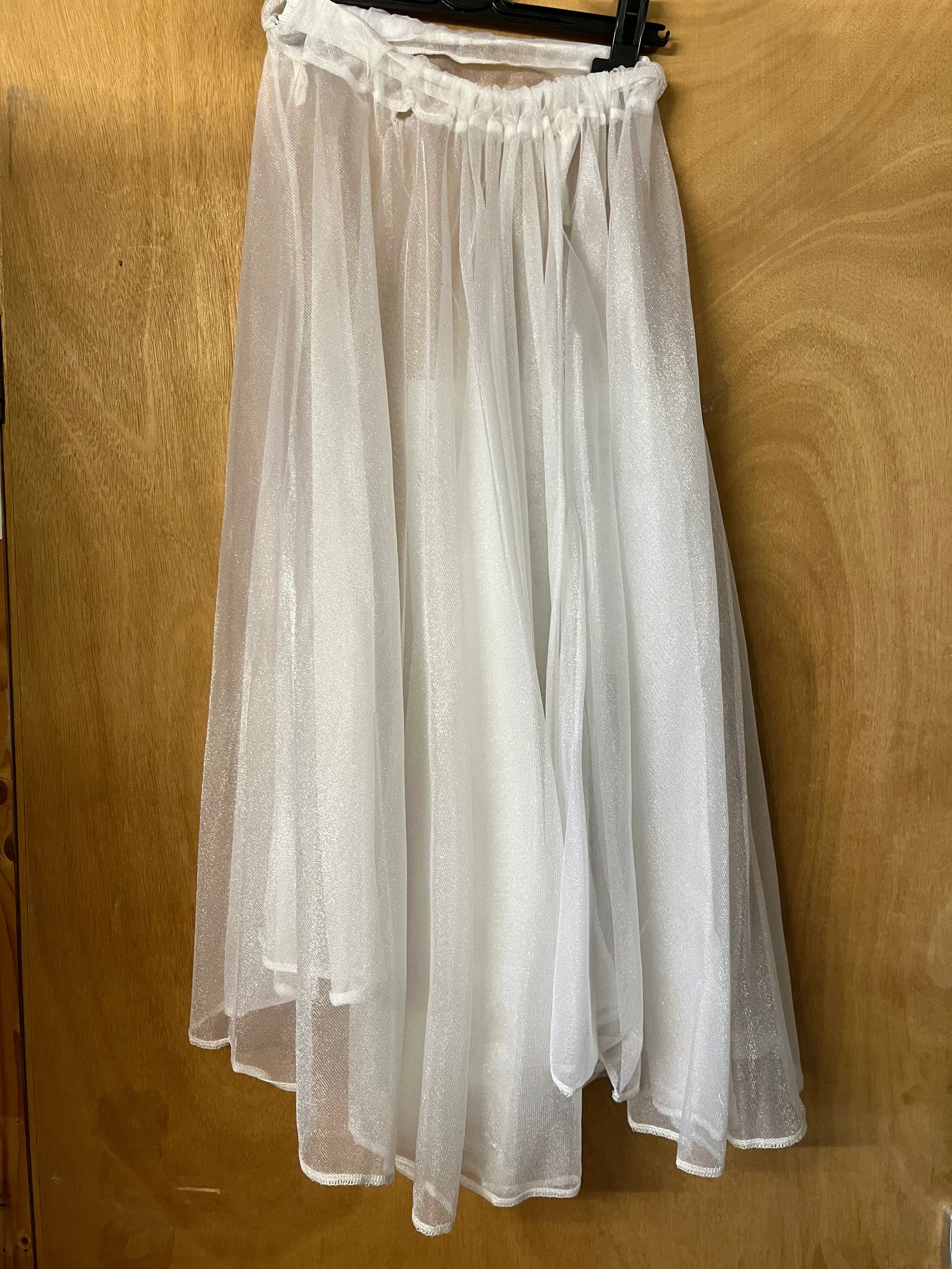 Skirt- White net