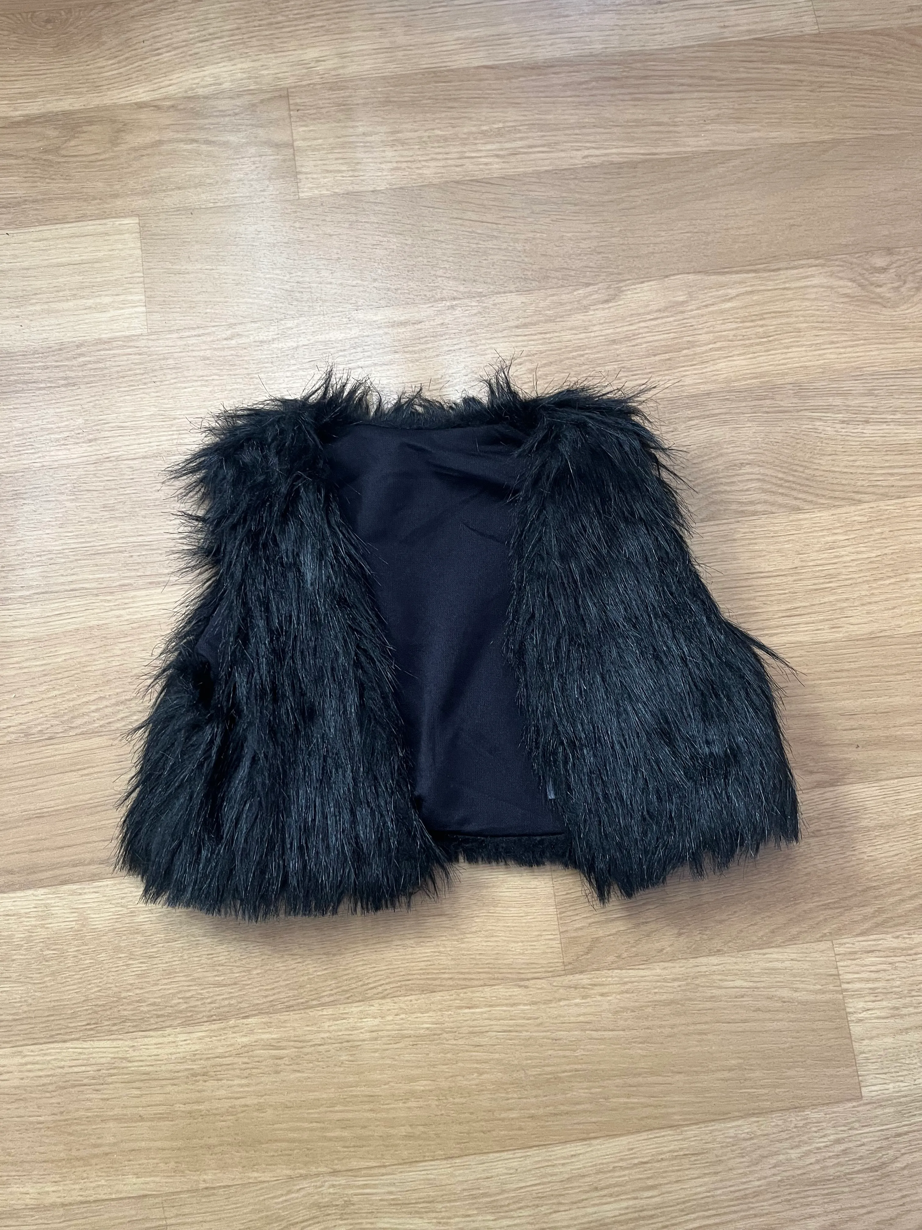 Fur Coat- Black