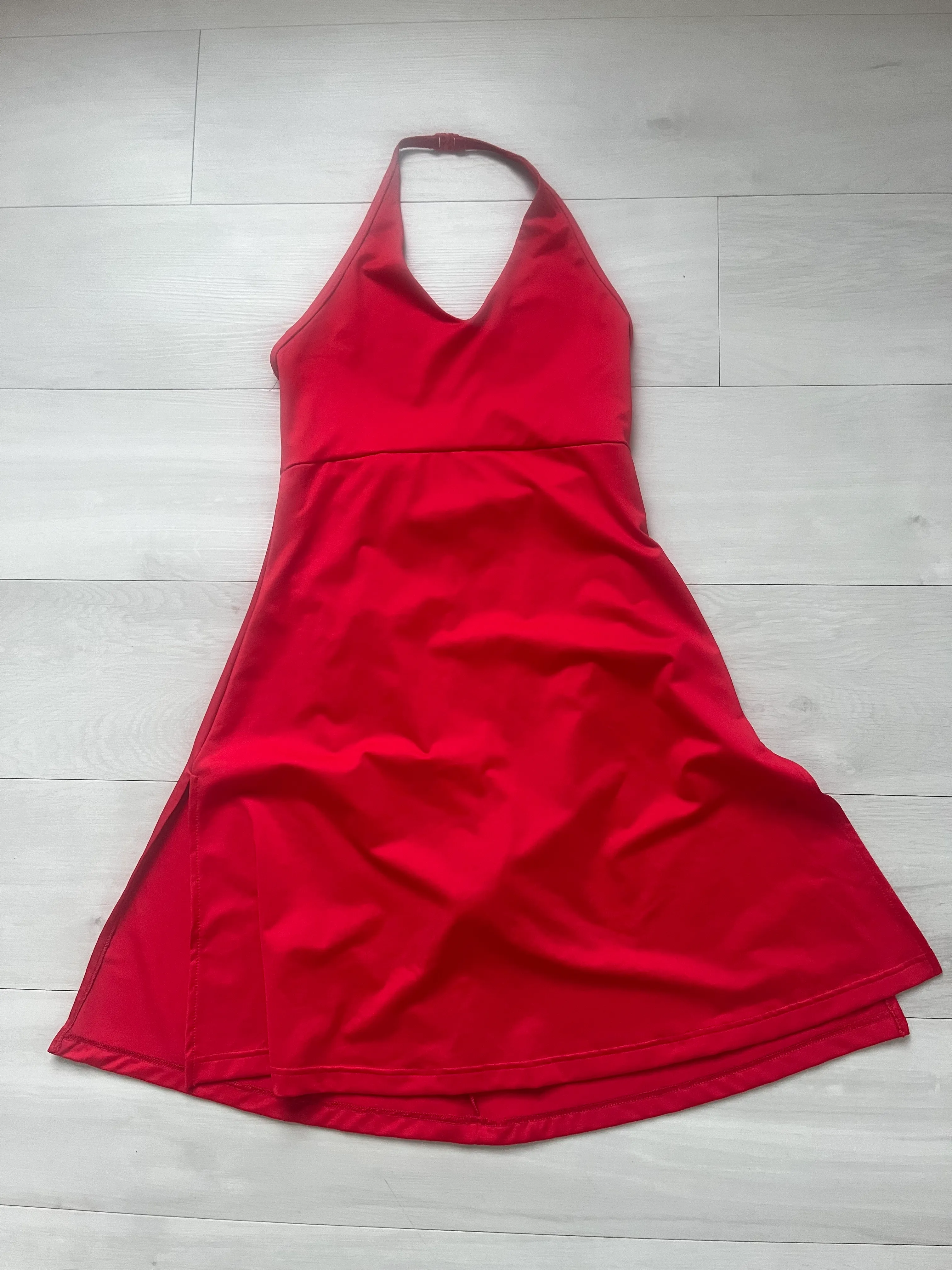 Dress- Red halter neck dress