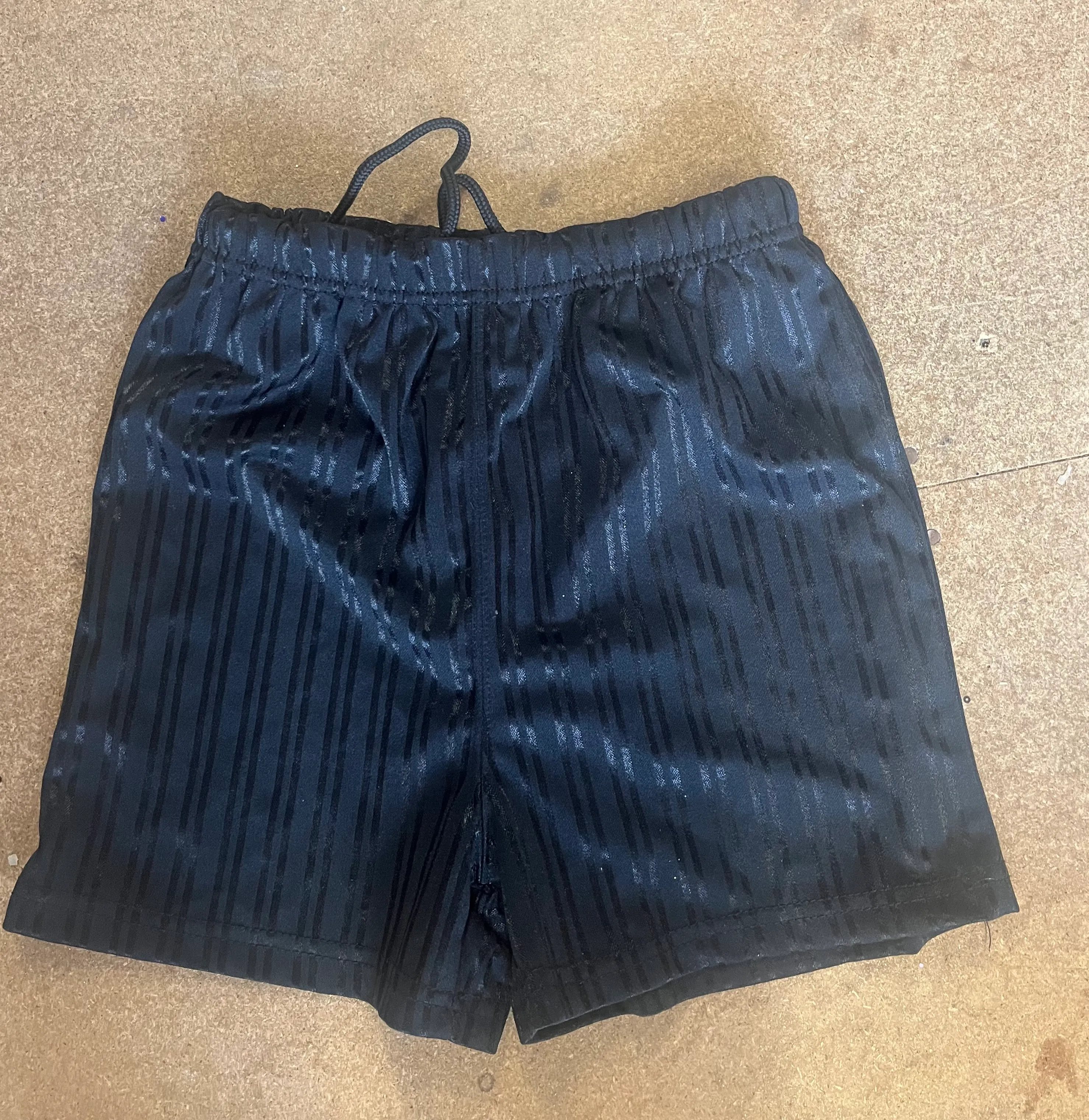 Shorts- Black striped and patterned