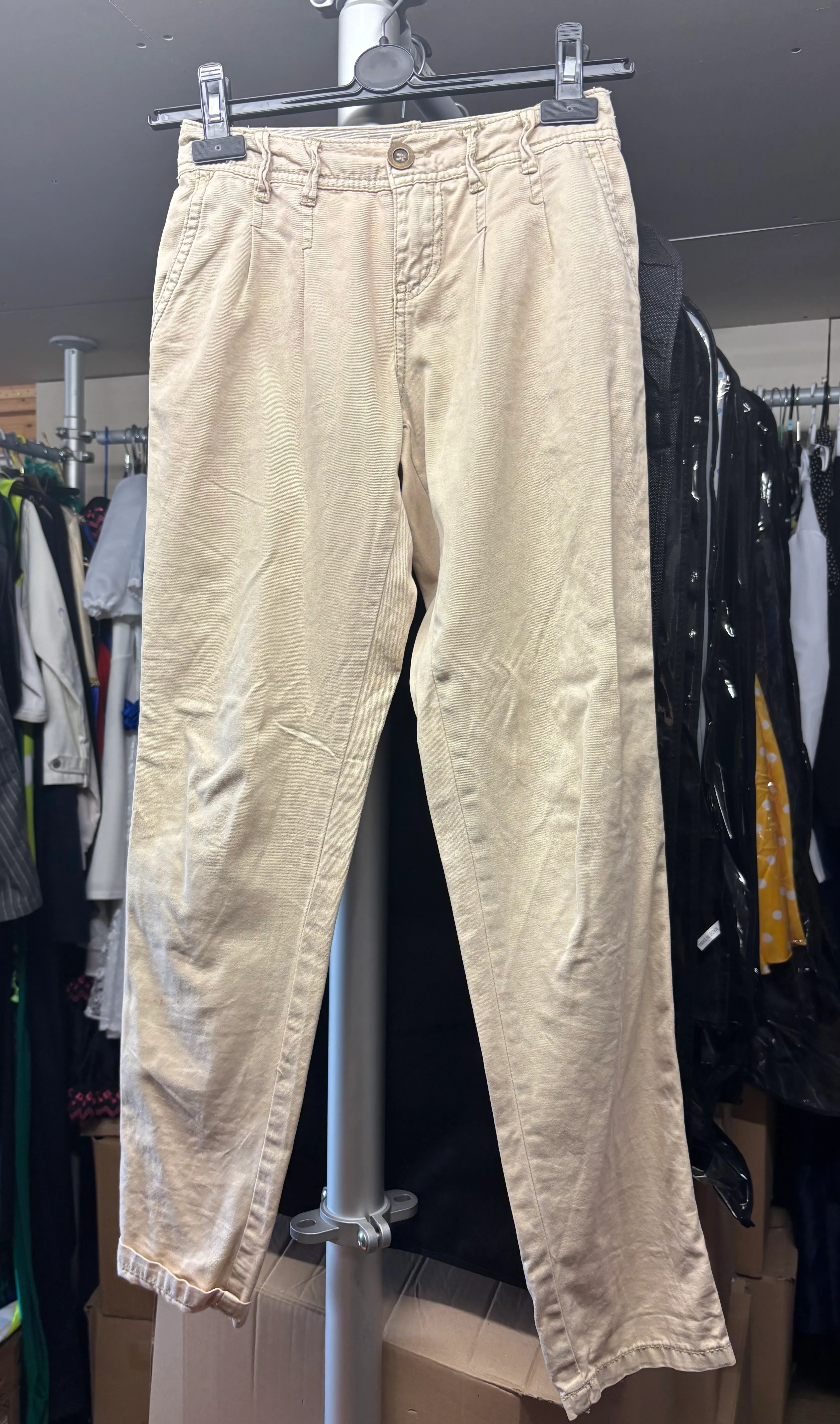 Trousers- Beige Jeans