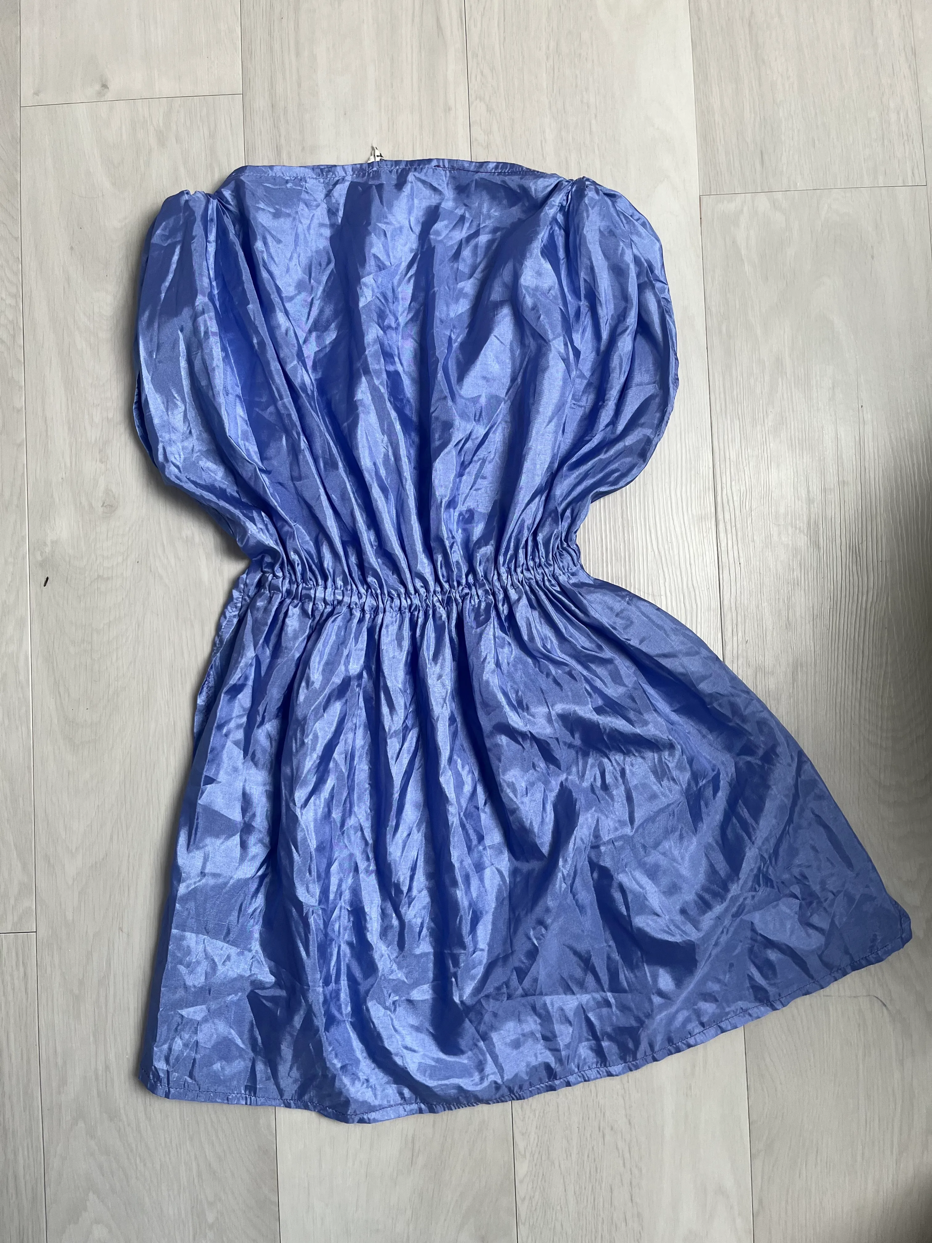 Greek Tunic - Purple Satin 