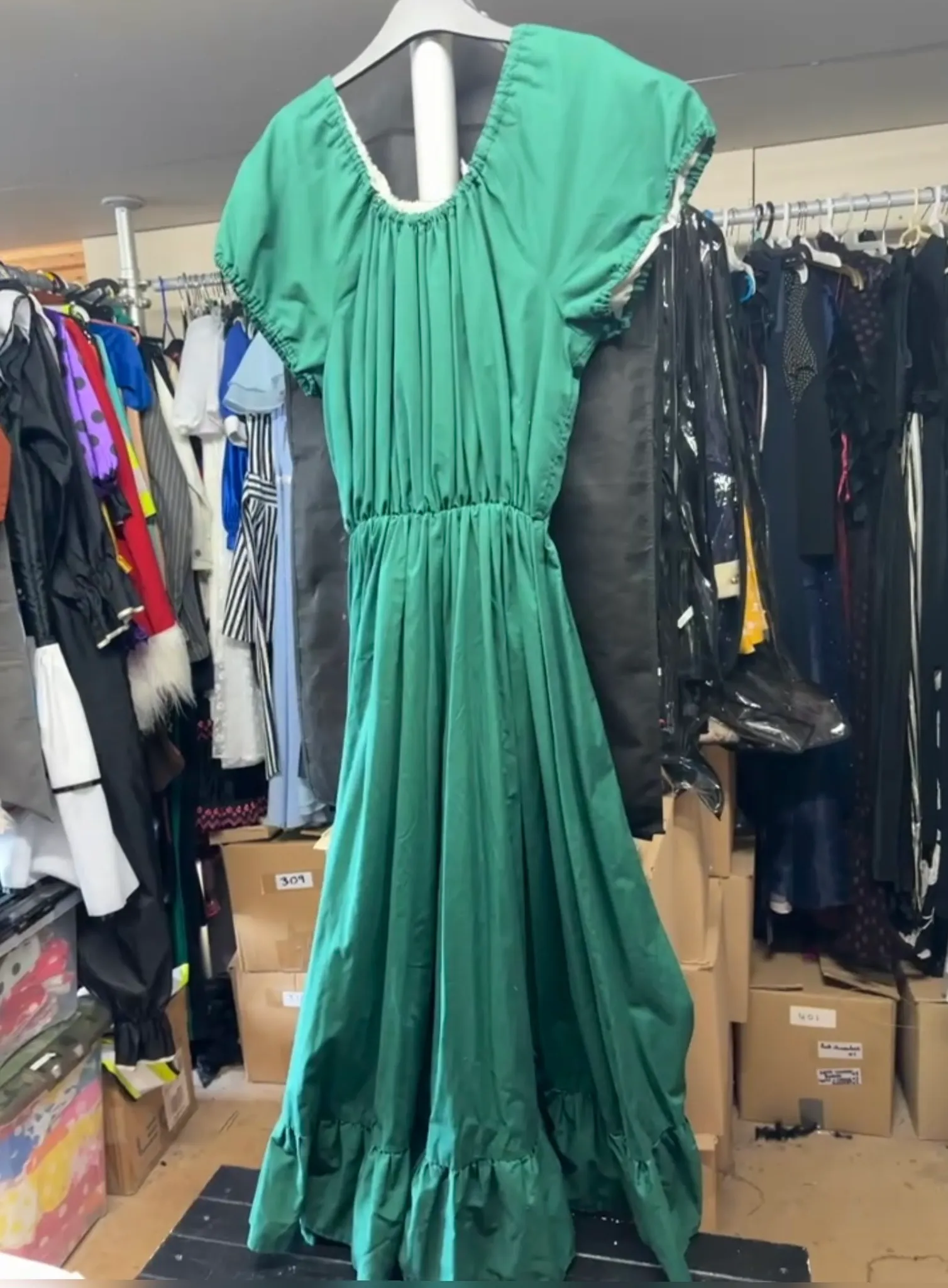 Dress- Dark Green Long