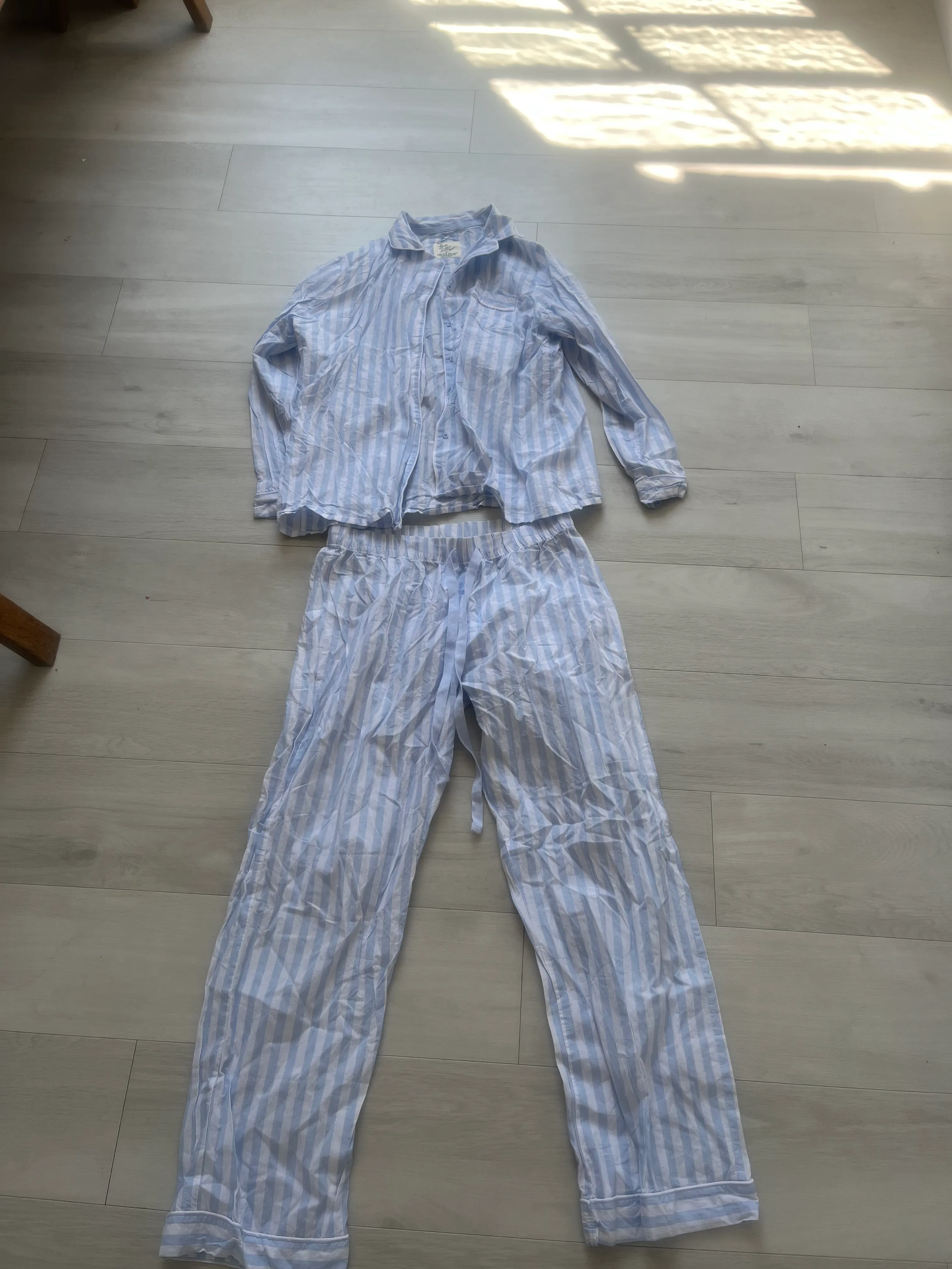 Pyjama Set- Blue Striped 