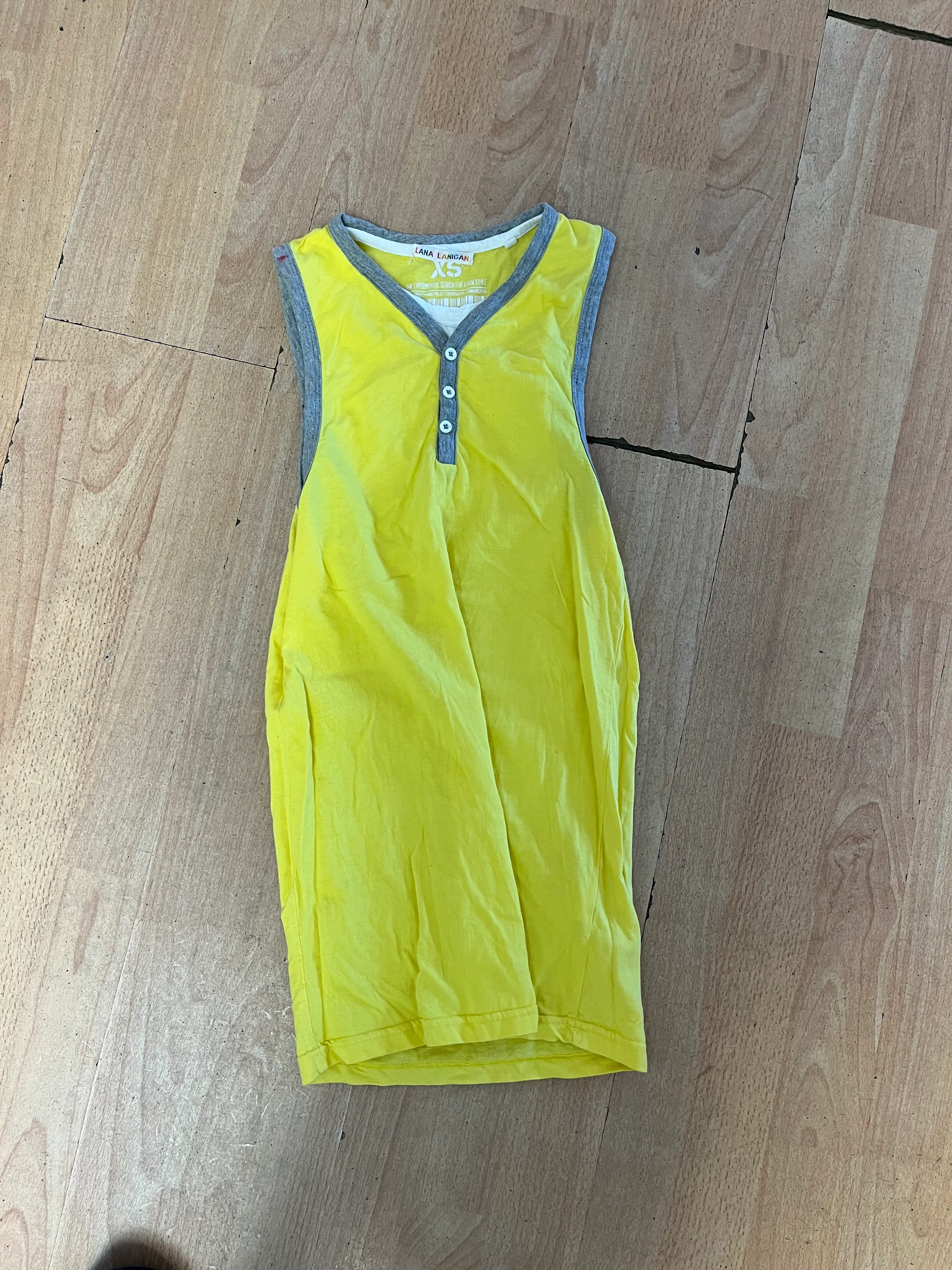 Vest Top- Yellow