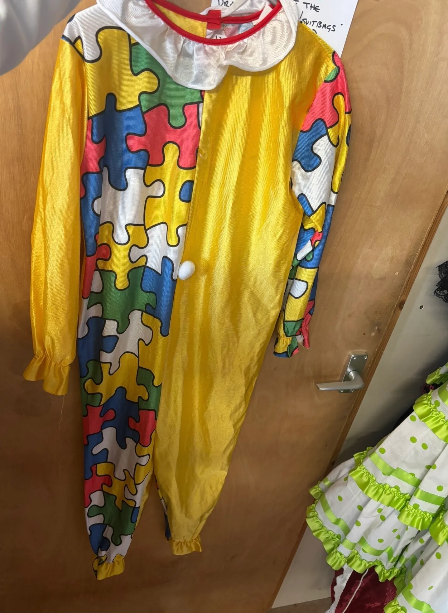 Character- Clown Yellow patterned jumpsuit 