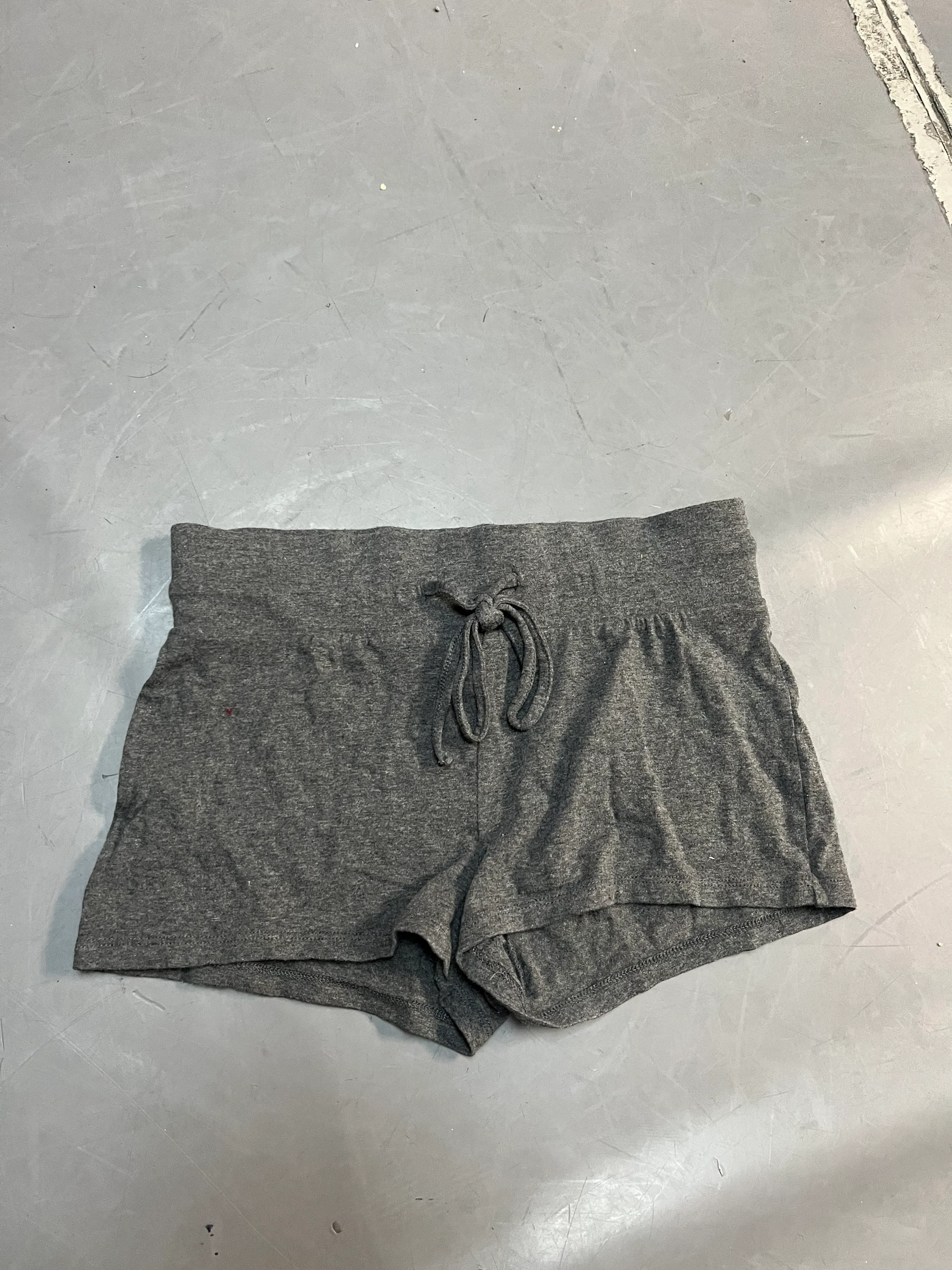 Hot Pants- Grey Drawstring Shorts