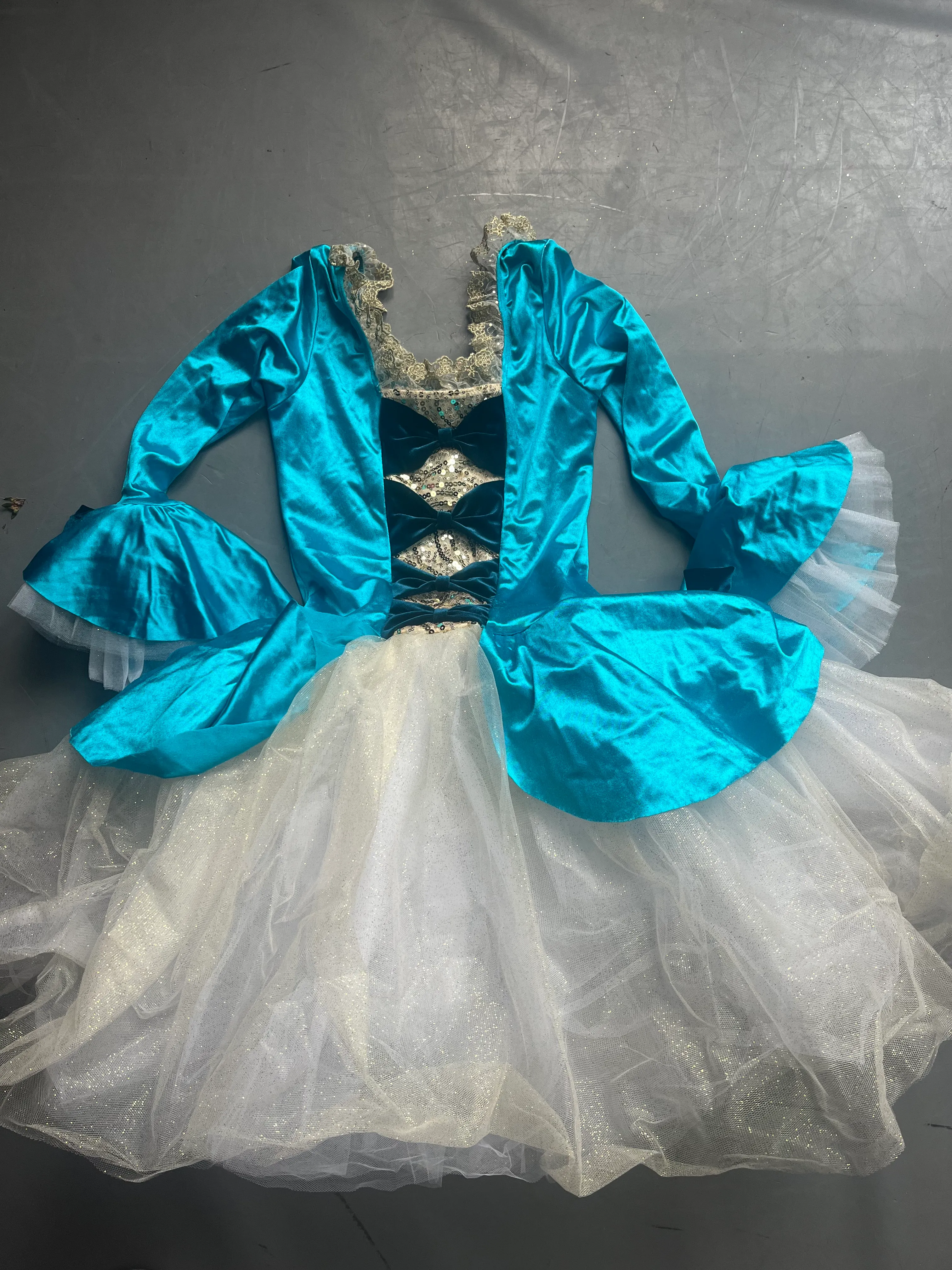 Tutu- Blue and white net