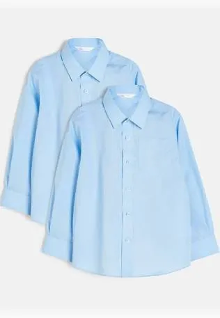 Shirt- Blue long sleeve kids