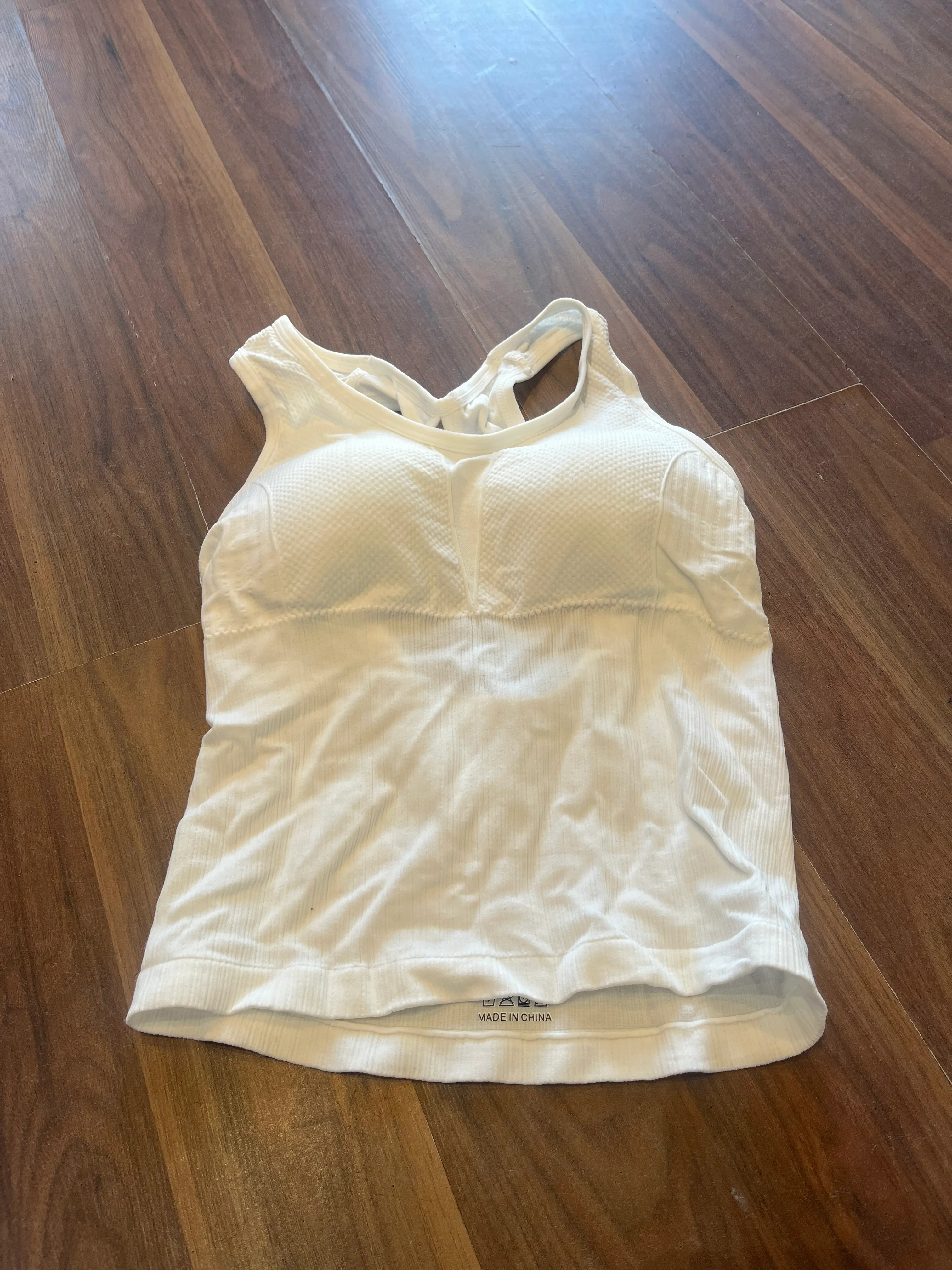 Top- White/Cream Vest Top