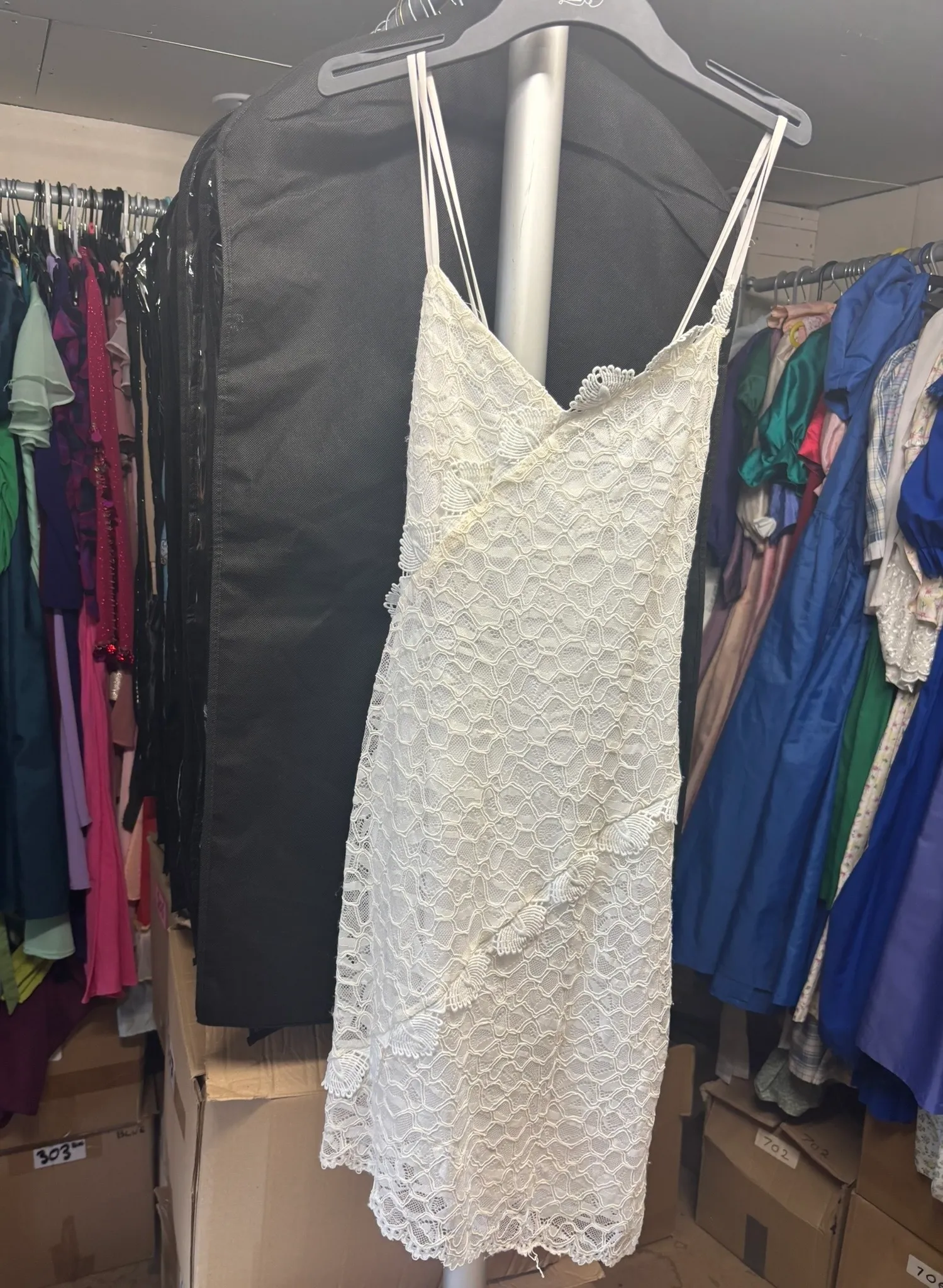 Dress- White/Cream lace